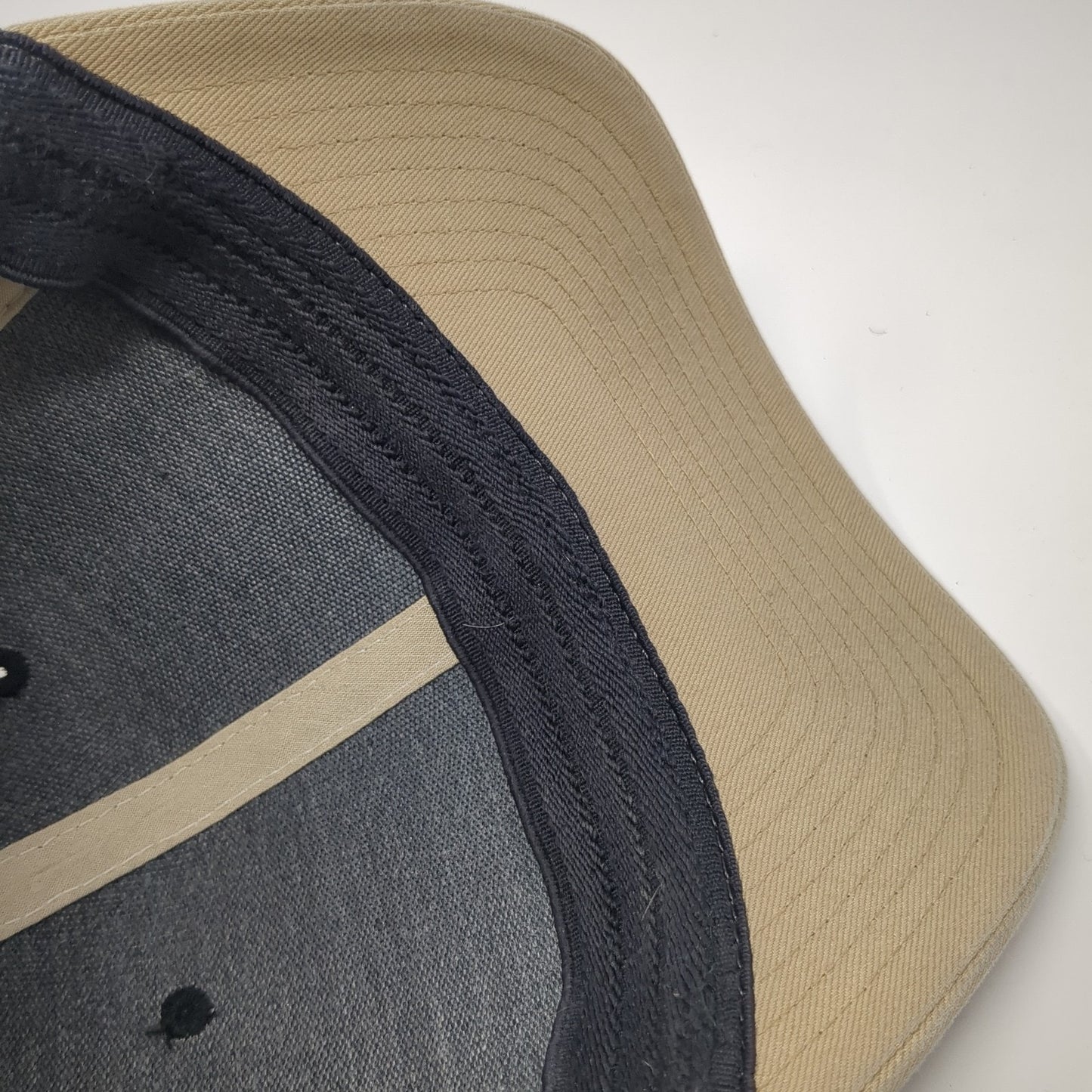 Columbia American Tree Flag Fitted Baseball Cap Gray One Size Mesh Back