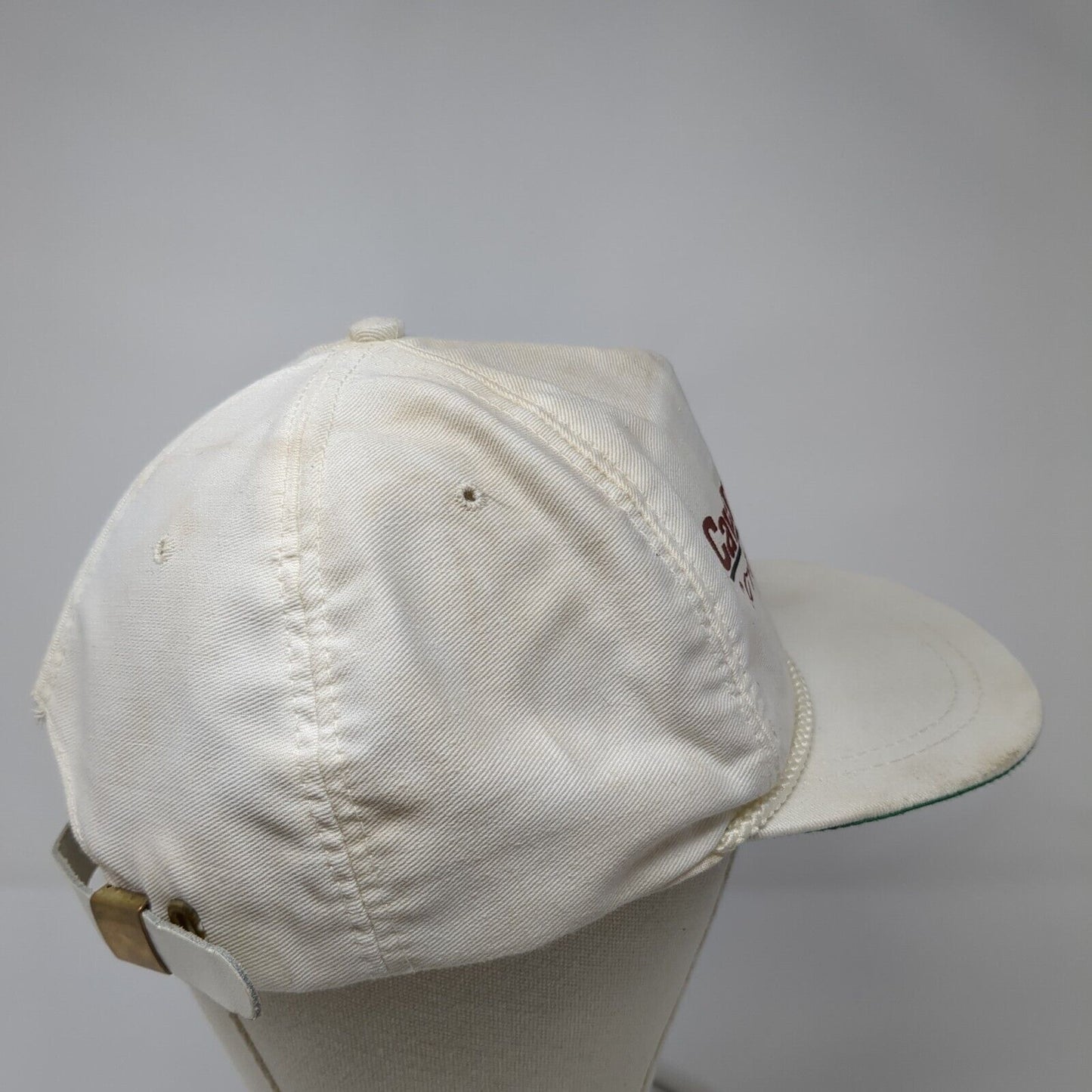 Cavender Olds Confidence Slideback Hat White One Size Adjustable 6 Panel Rope
