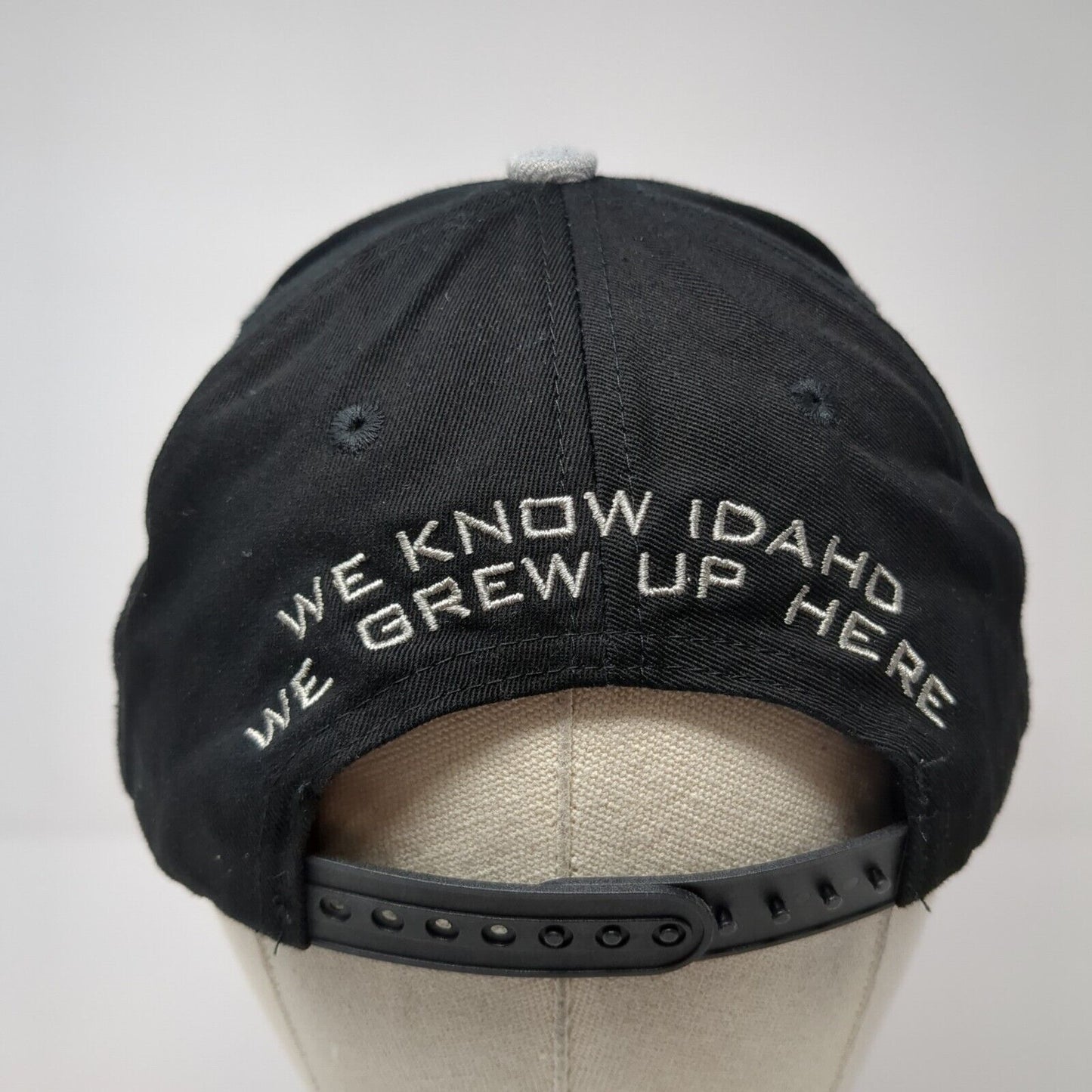 Farm Bureau Ins We Know Idaho We Grew Up Here Snapback Hat Gray OS Buck's Bags