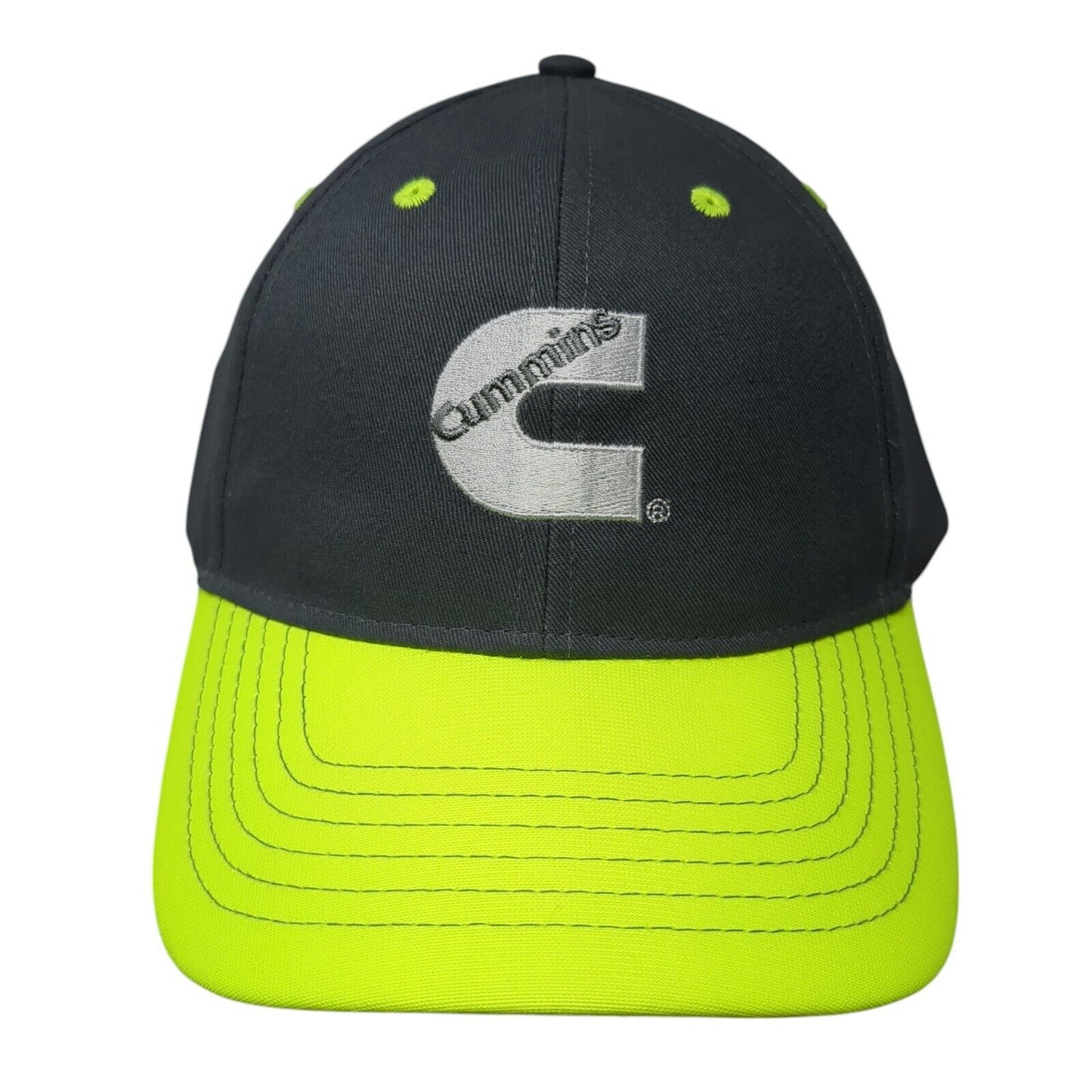 Cummins Strapback Hat Multi One Size Adjustable Embroidered Colorblock