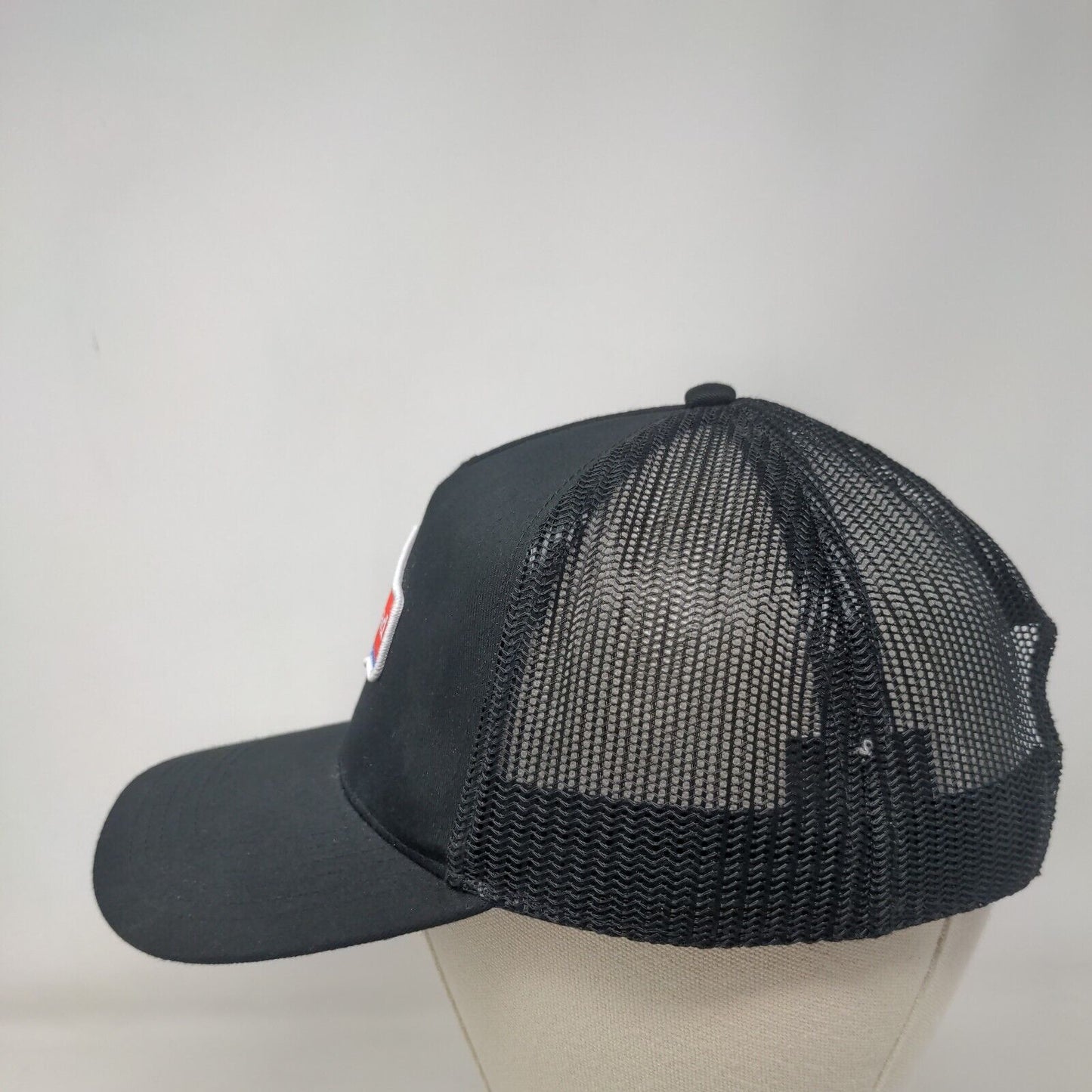 Happy Dad Hard Seltzer Snapback Trucker Hat Black One Size Mesh Back