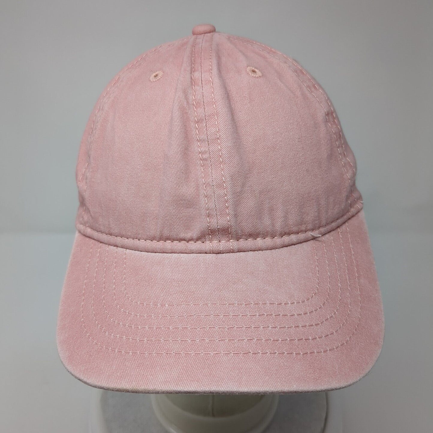 Unbranded Slideback Hat Pink One Size Adjustable Embroidered 6 Panel Blank