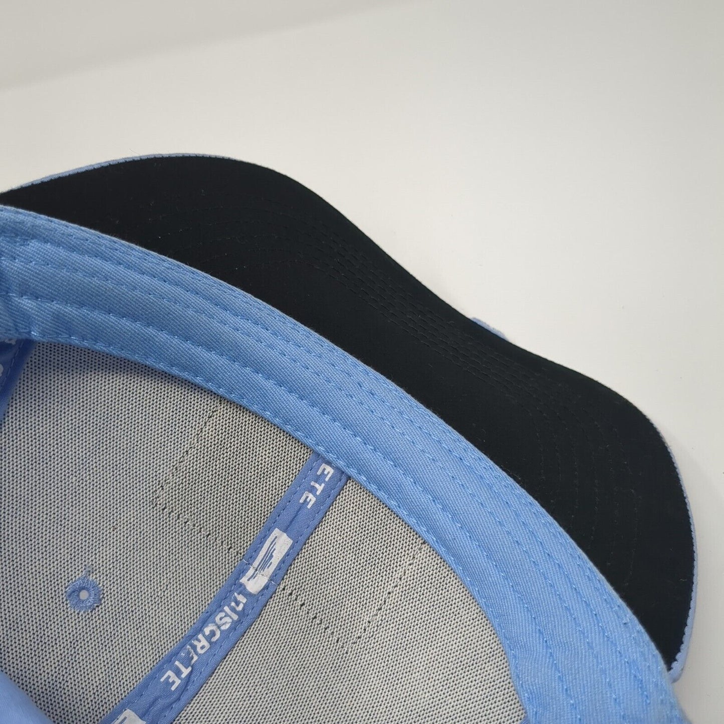 Discrete Cirque Series Patch Snapback Hat Blue One Size Adjustable