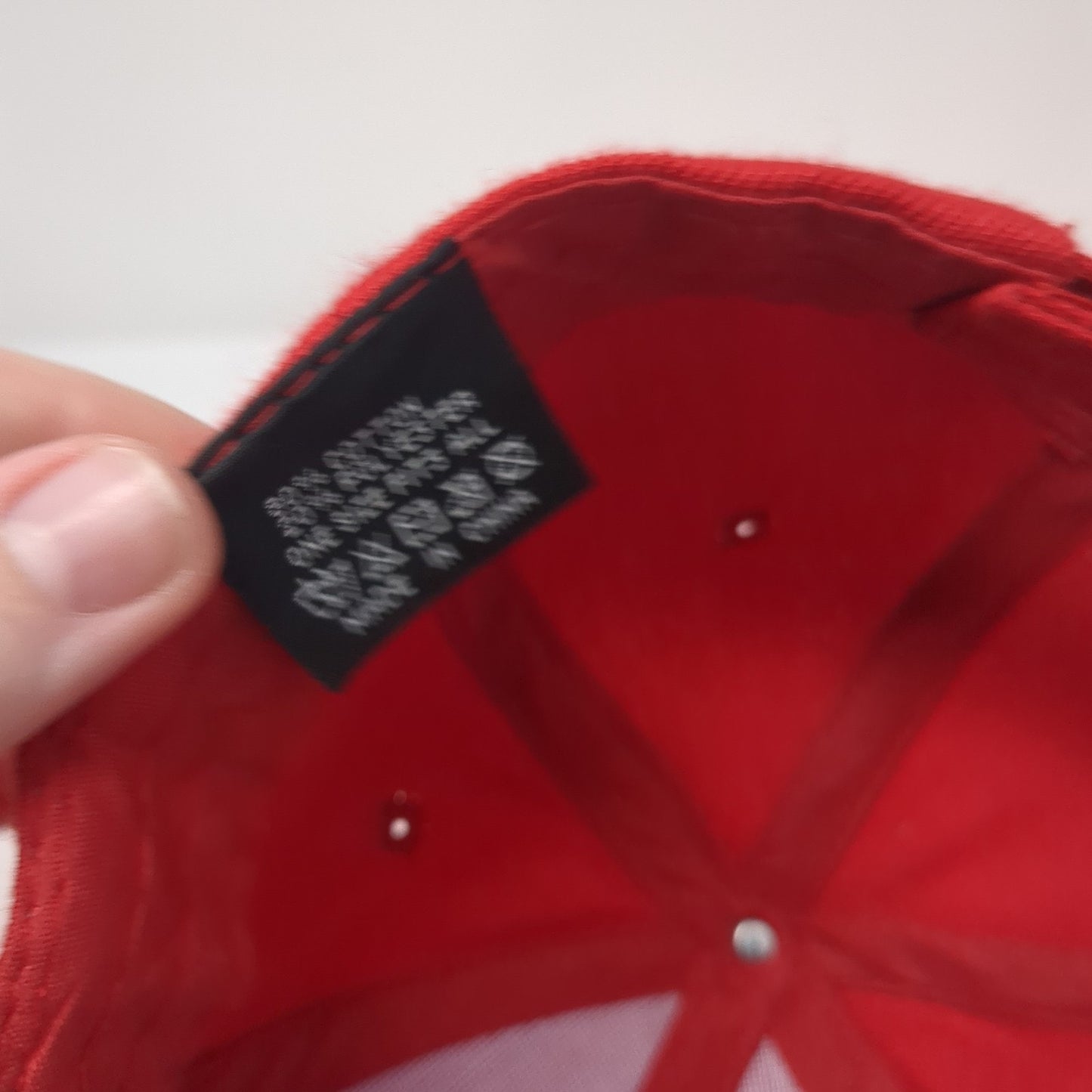 Trump 2024 Take America Back Strapback Hat Red One Size Embroidered