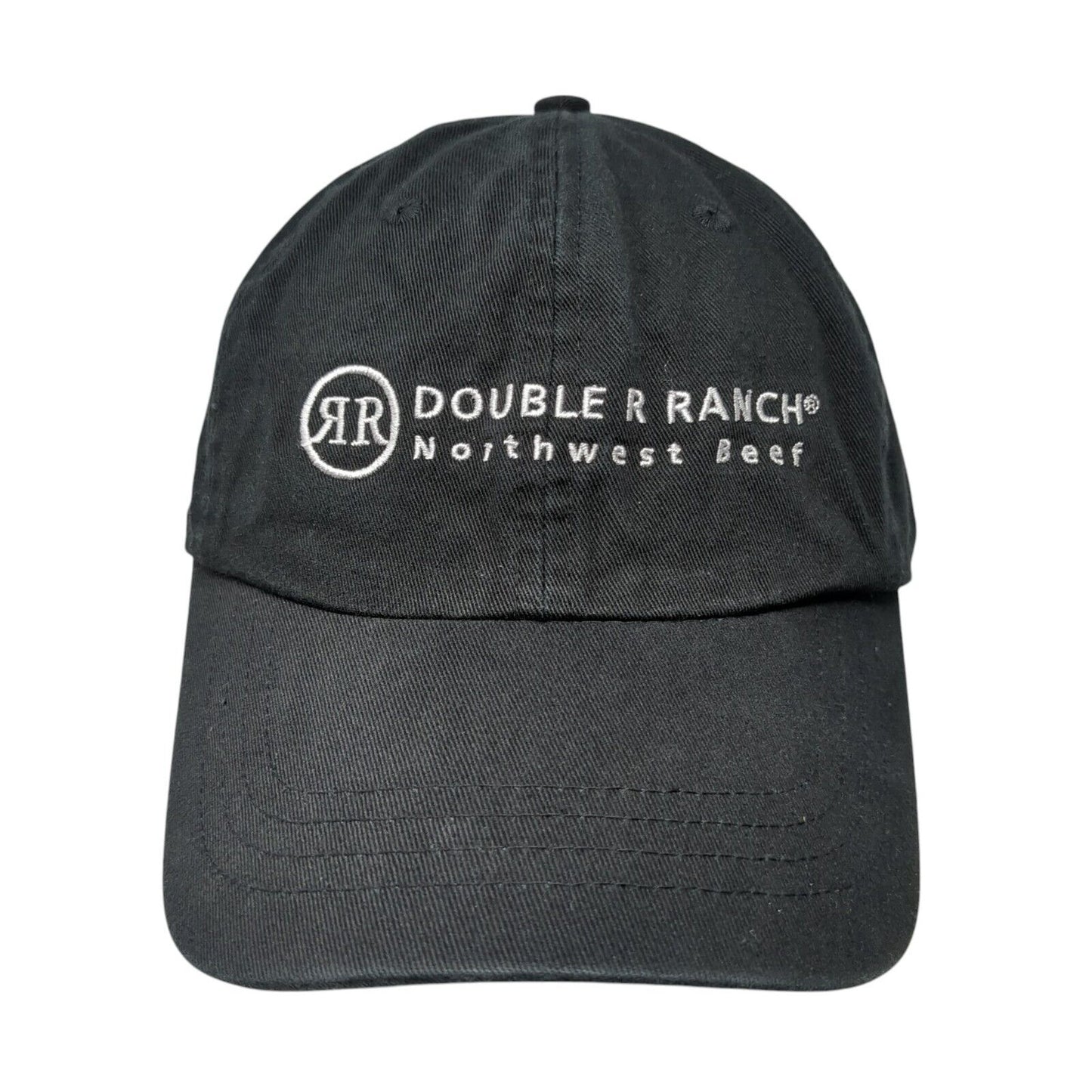 Double R Ranch Northwest Beef Slideback Hat Black One Size Embroidered