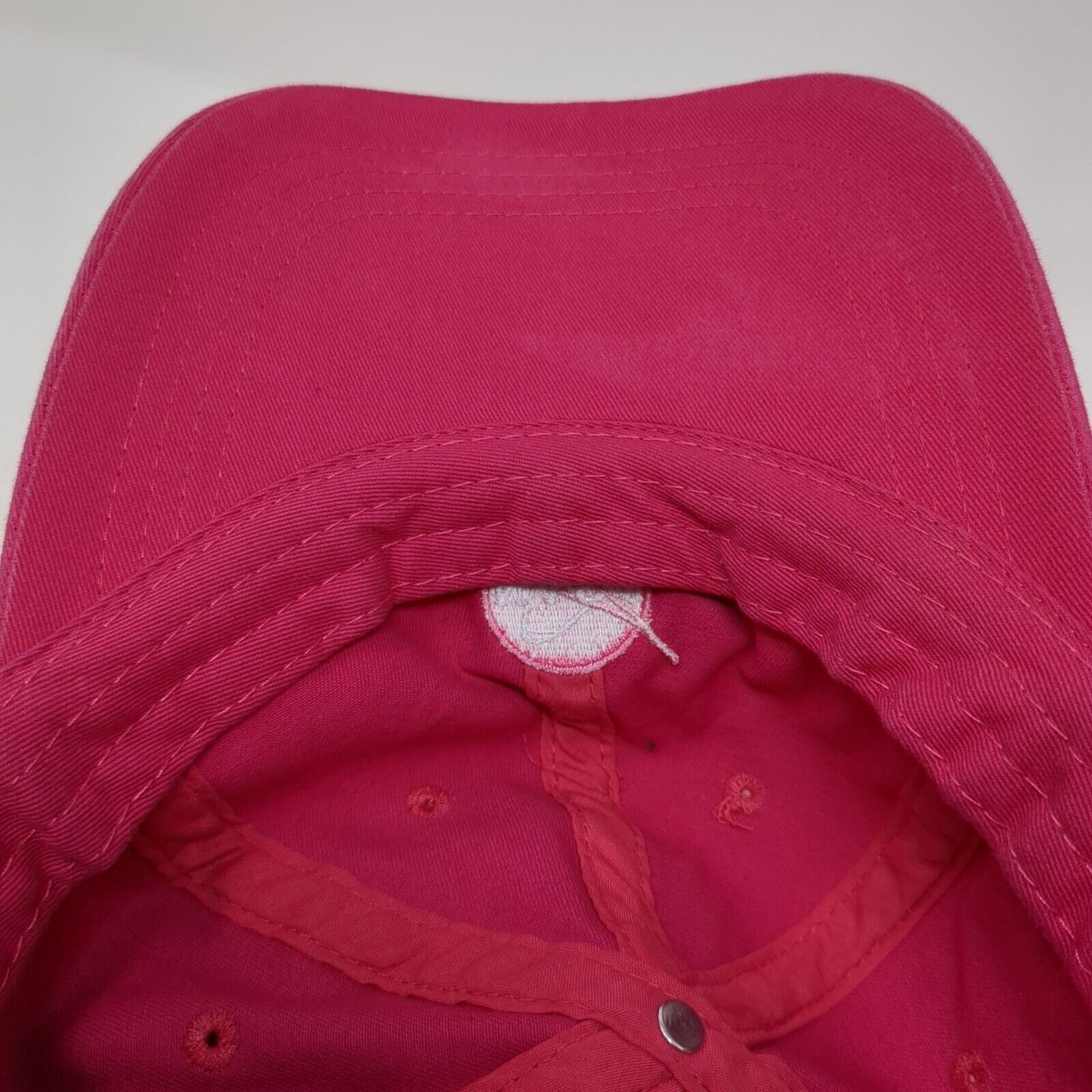 NASA Slideback Hat Pink One Size Adjustable Embroidered Prairie Mountain