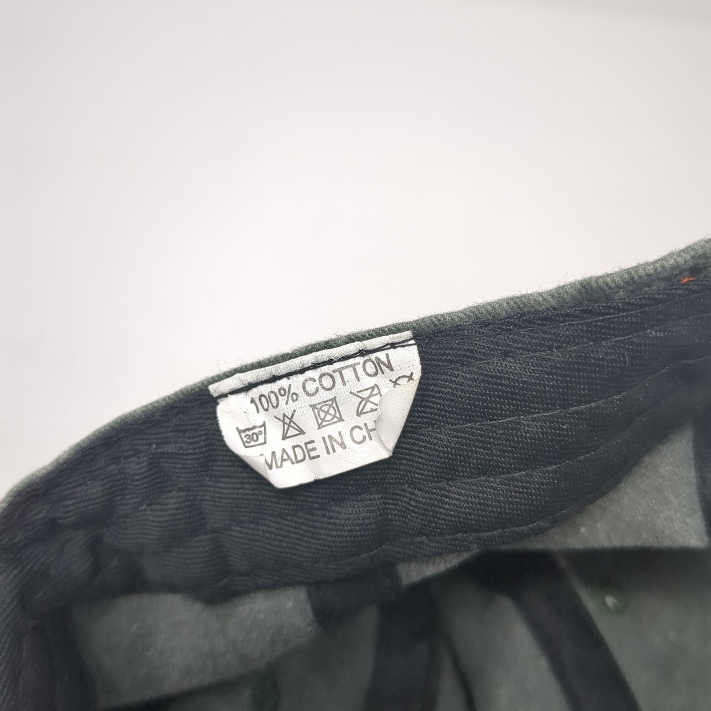 Unbranded Slideback Baseball Cap Green One Size Adjustable Vented Holes Blank