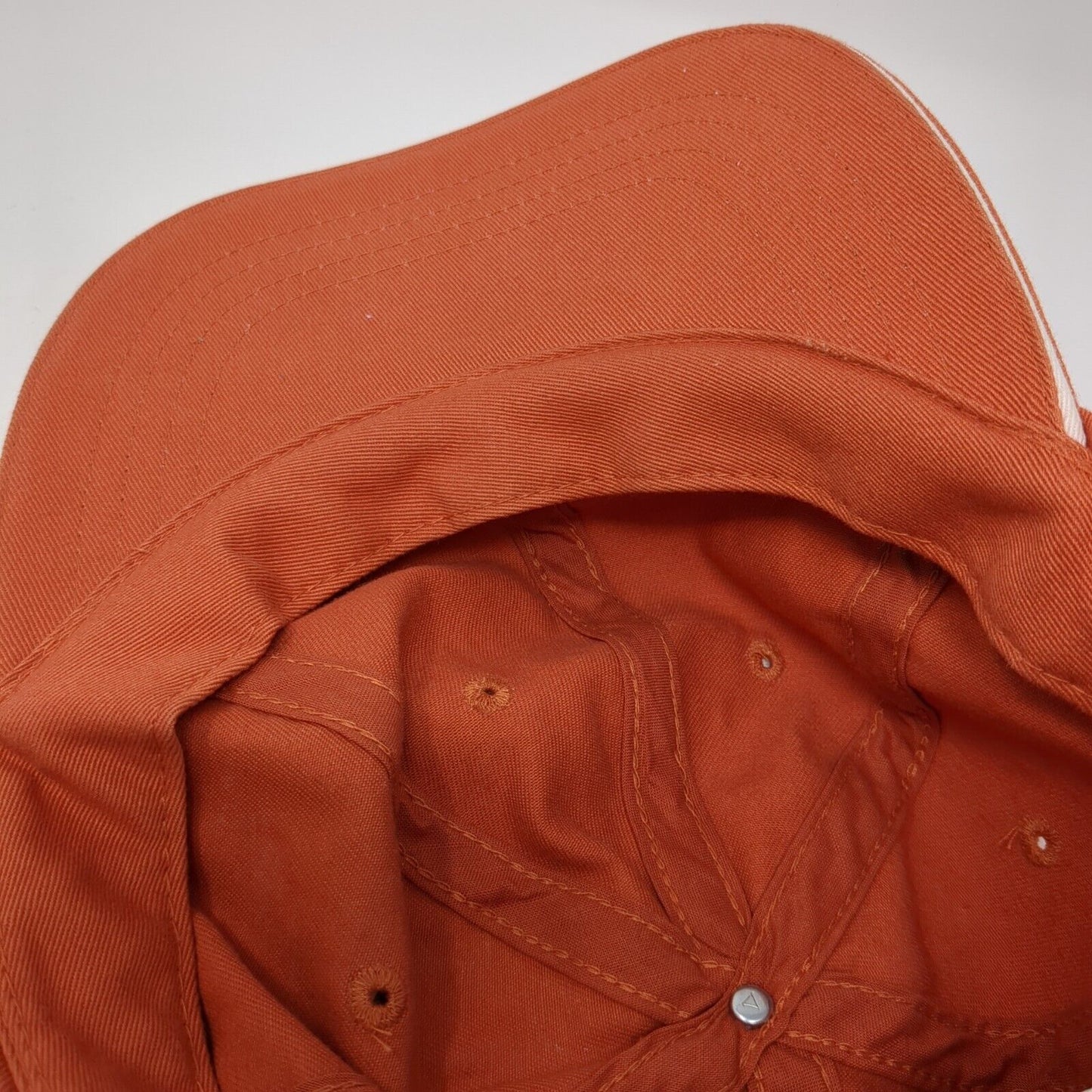 Faded Glory Slideback Hat Orange One Size Adjustable Sequin 6 Panel
