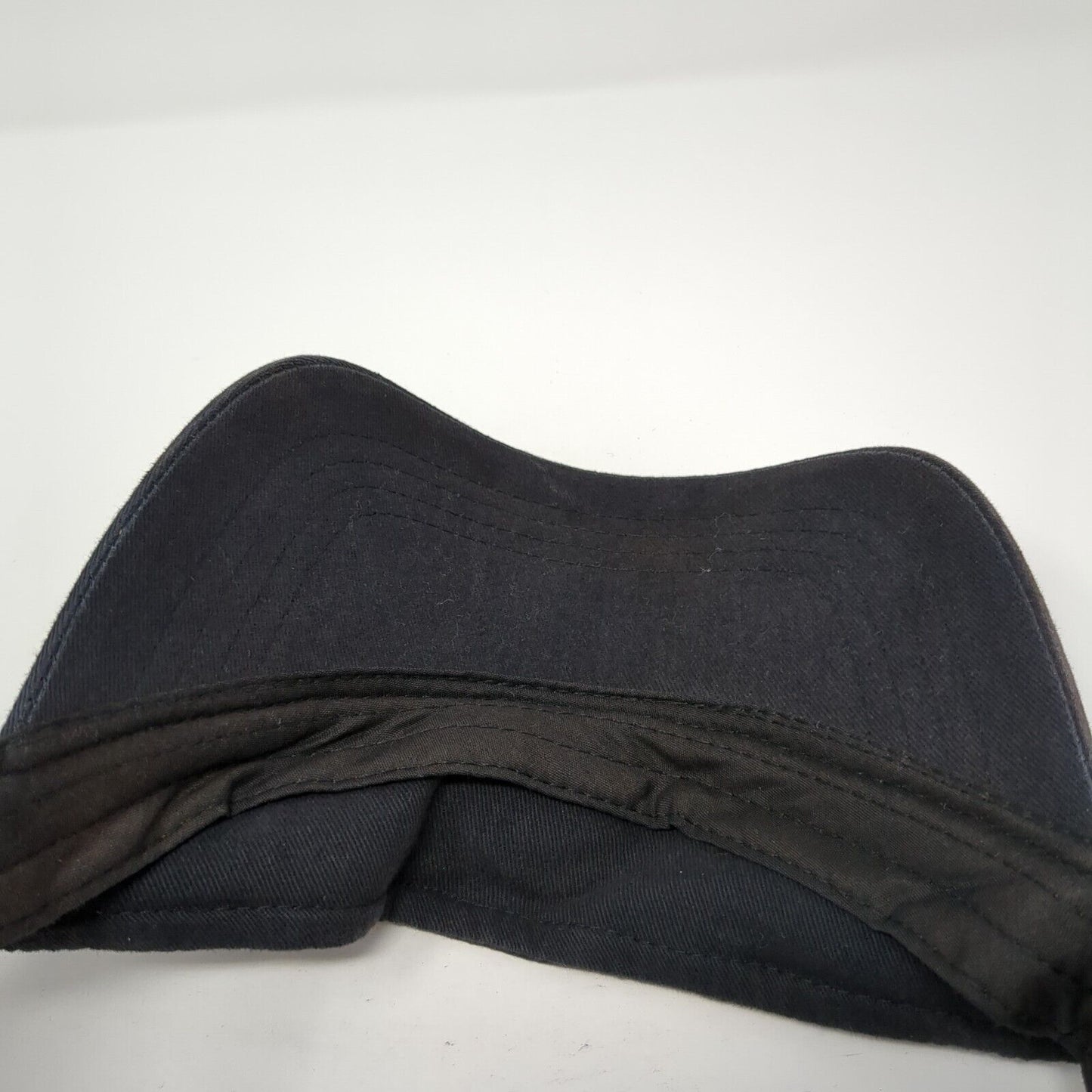 Qdoba Strapback Sun Visor Hat Black One Size Adjustable Embroidered