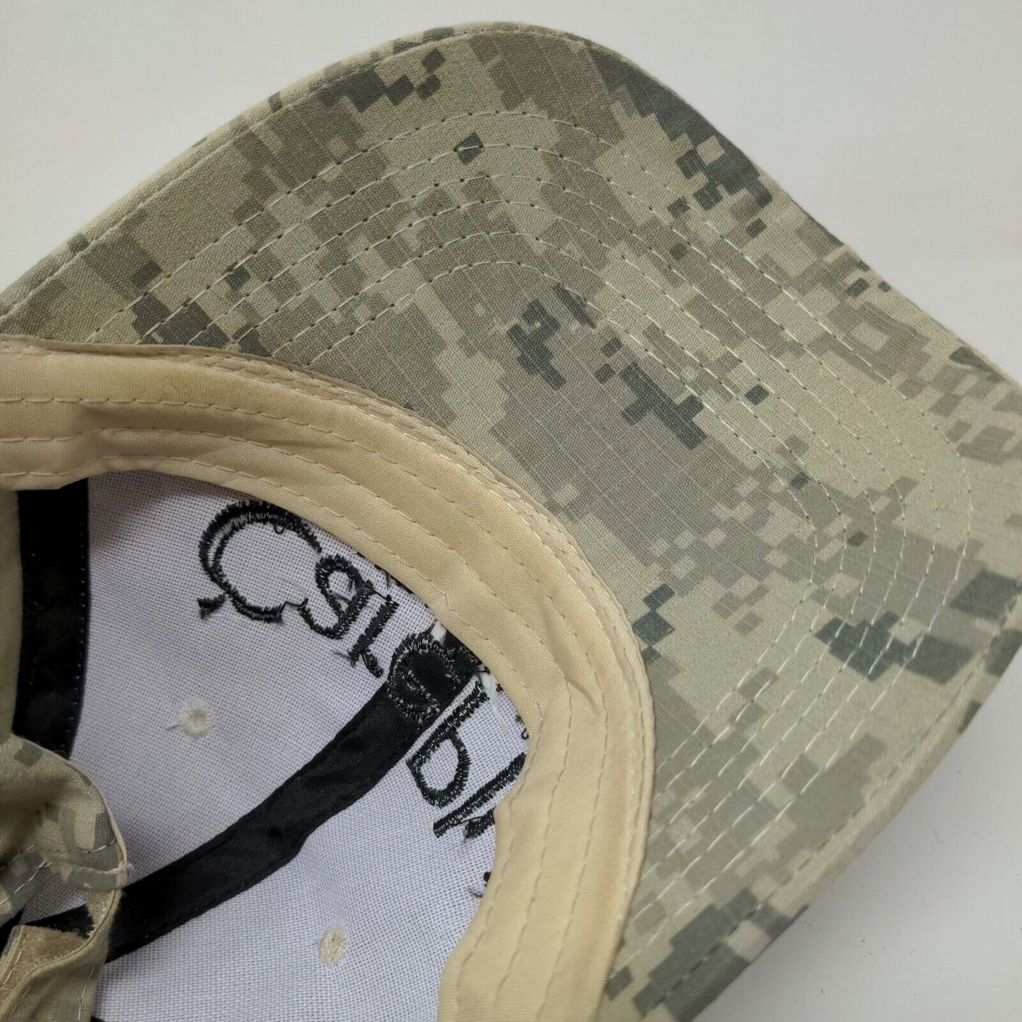 Care Plus Health Plan Strapback Hat Camouflage OSFA Adjustable Embroidered