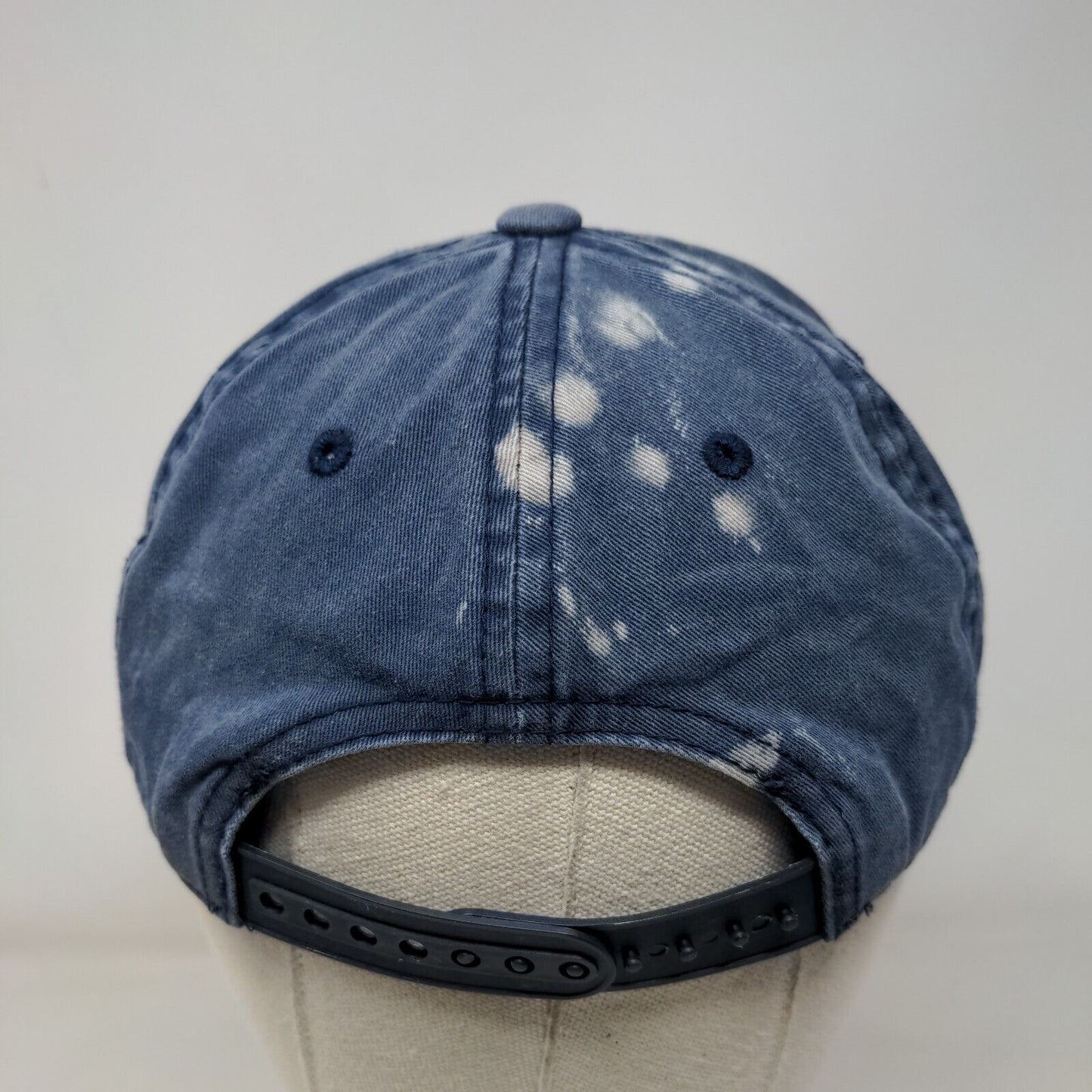 Top Gun Youth Snapback Hat Blue OSFM Adjustable Embroidered Vented Holes 6 Panel