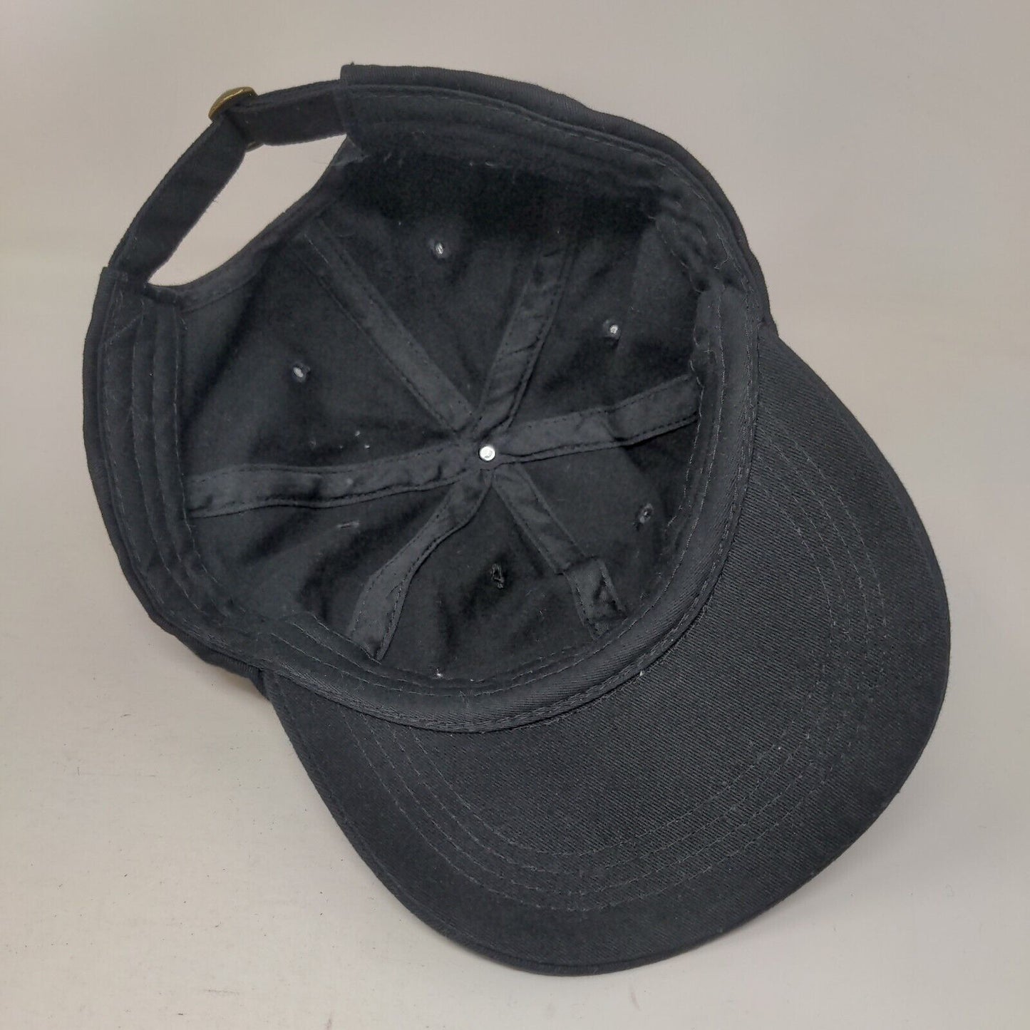 Portillo's Slideback Hat Black Adjustable Embroidered Uniform Employee Cap Hat
