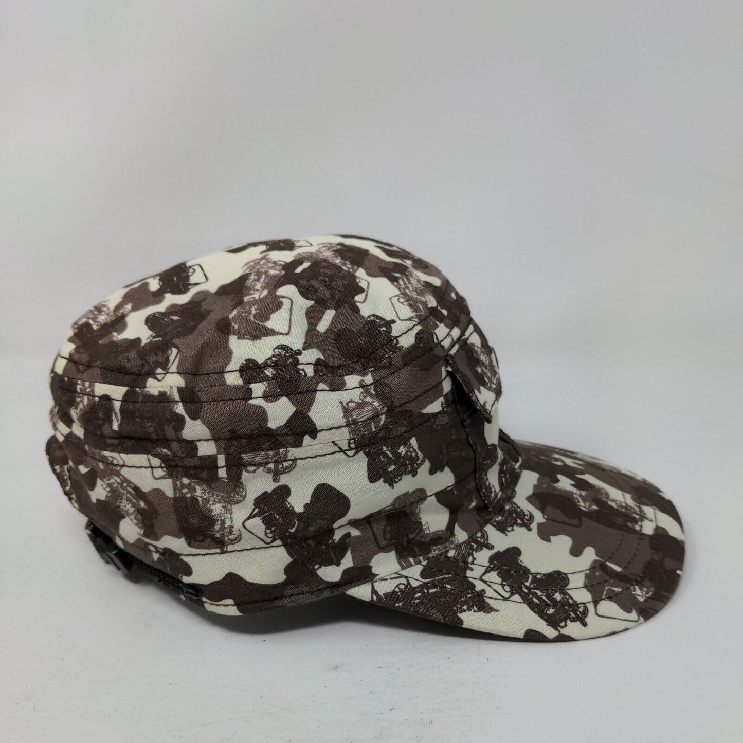 Adventure Cadet Army Cap Multicolor One Size Adjustable Camouflage Graphic Print