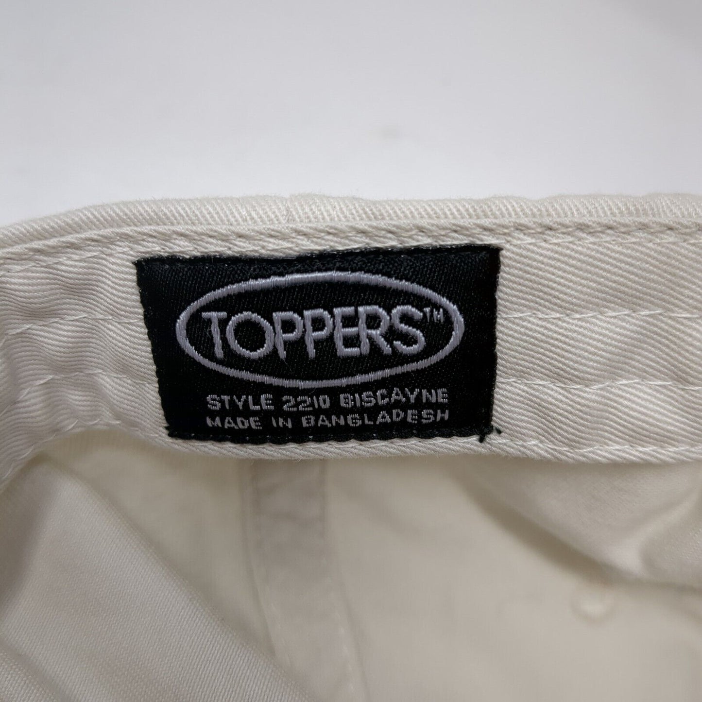 Rendition Strapback Hat Tan One Size Adjustable Embroidered Toppers