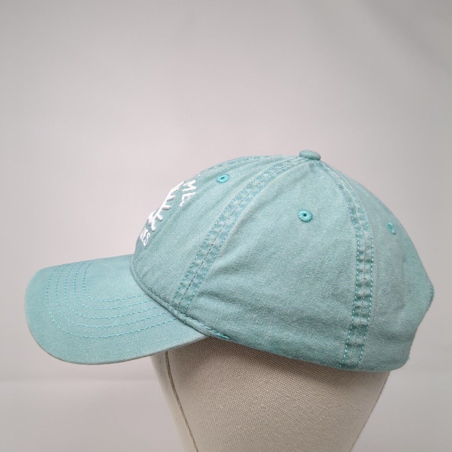 Good Times & Tan Lines Slideback Hat Bluish-Green One Size Embroidered
