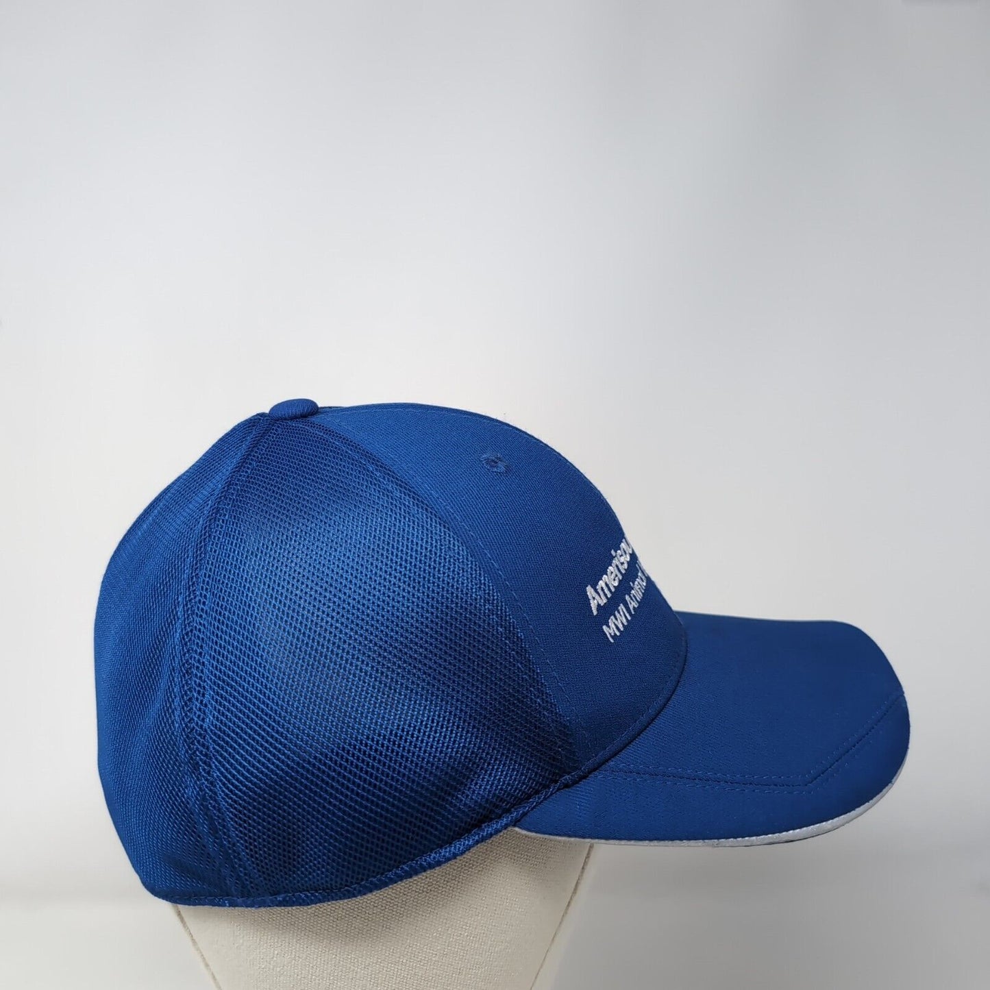 AmerisourceBergen MWI Animal Health Fitted Hat Blue L/XL 6 Panel Ogio Endurance