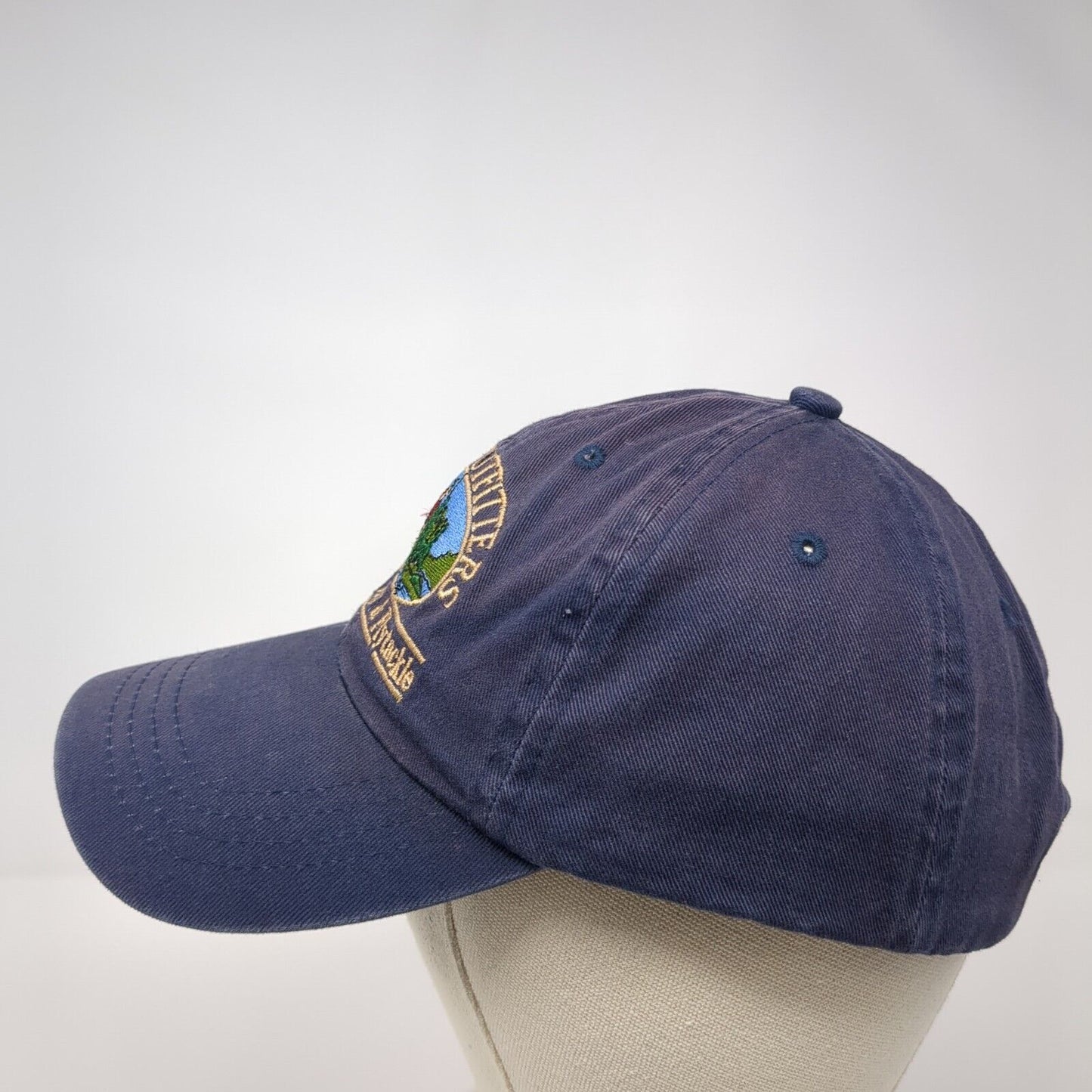 Gruene Outfitters Slideback Hat Blue One Size Adjustable Solid 6 Panel