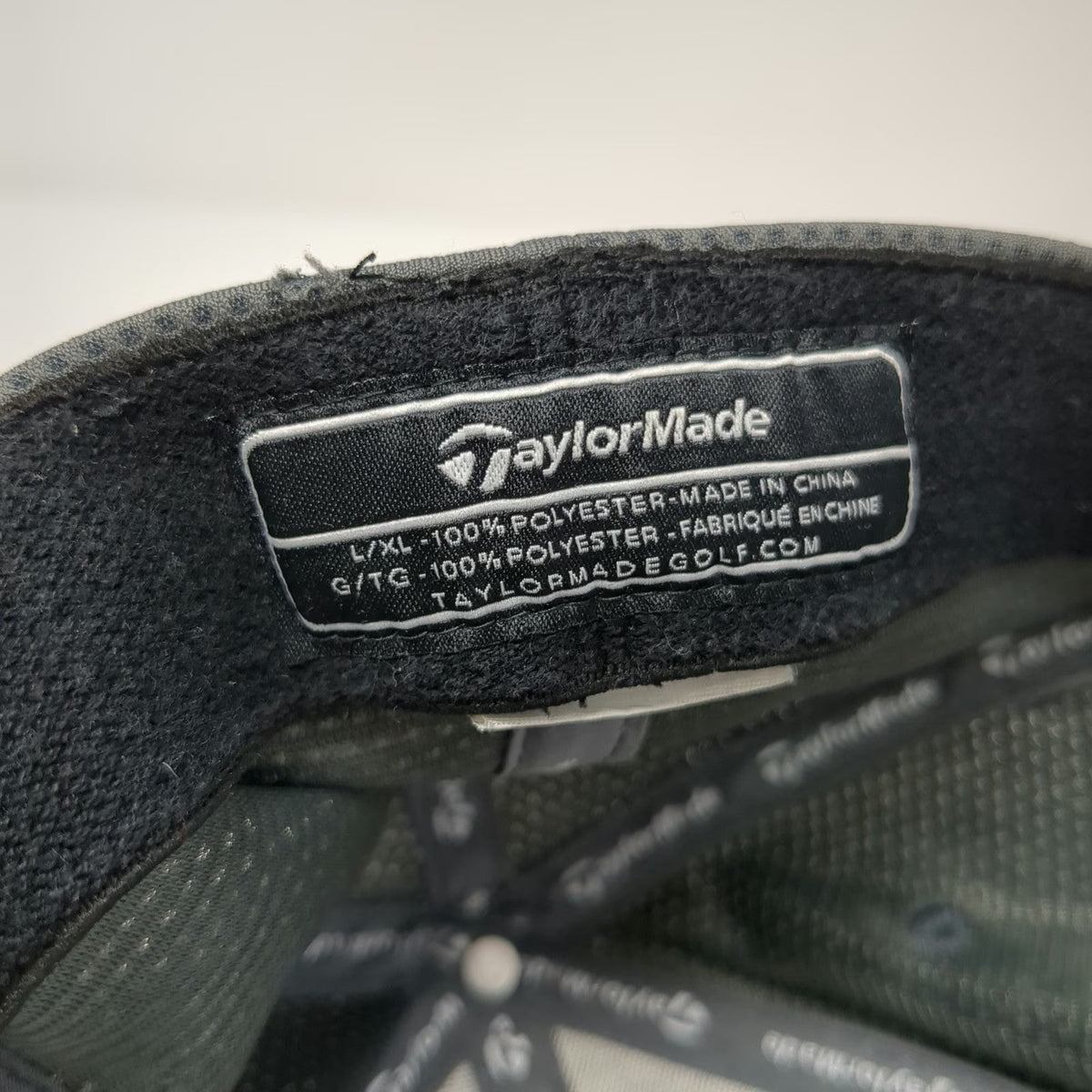 TaylorMade Baseball Cap Gray XL Mesh Back A-Flex RBZ R11s Golf Breathable Hat