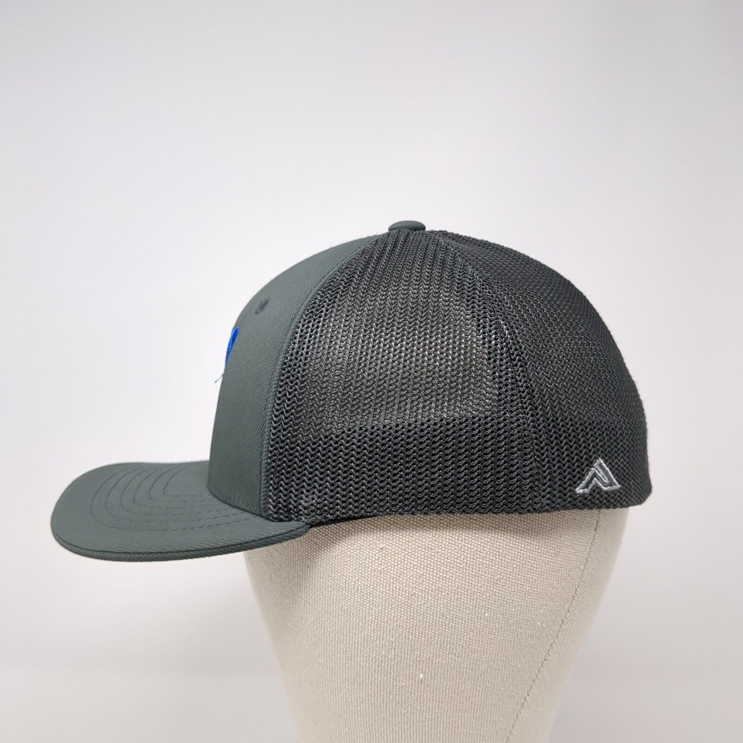Boise N Youth Fitted Trucker Hat Gray 6 3/8-6 7/8 Mesh Back Pacific Headwear