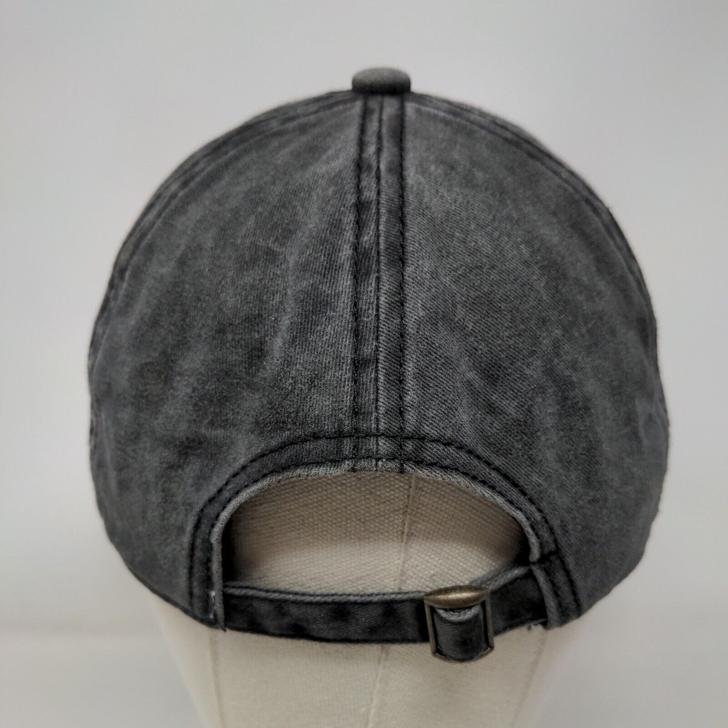 Animal Print Star Patch Slideback Hat Gray OSFM Leopard David And Young Cotton