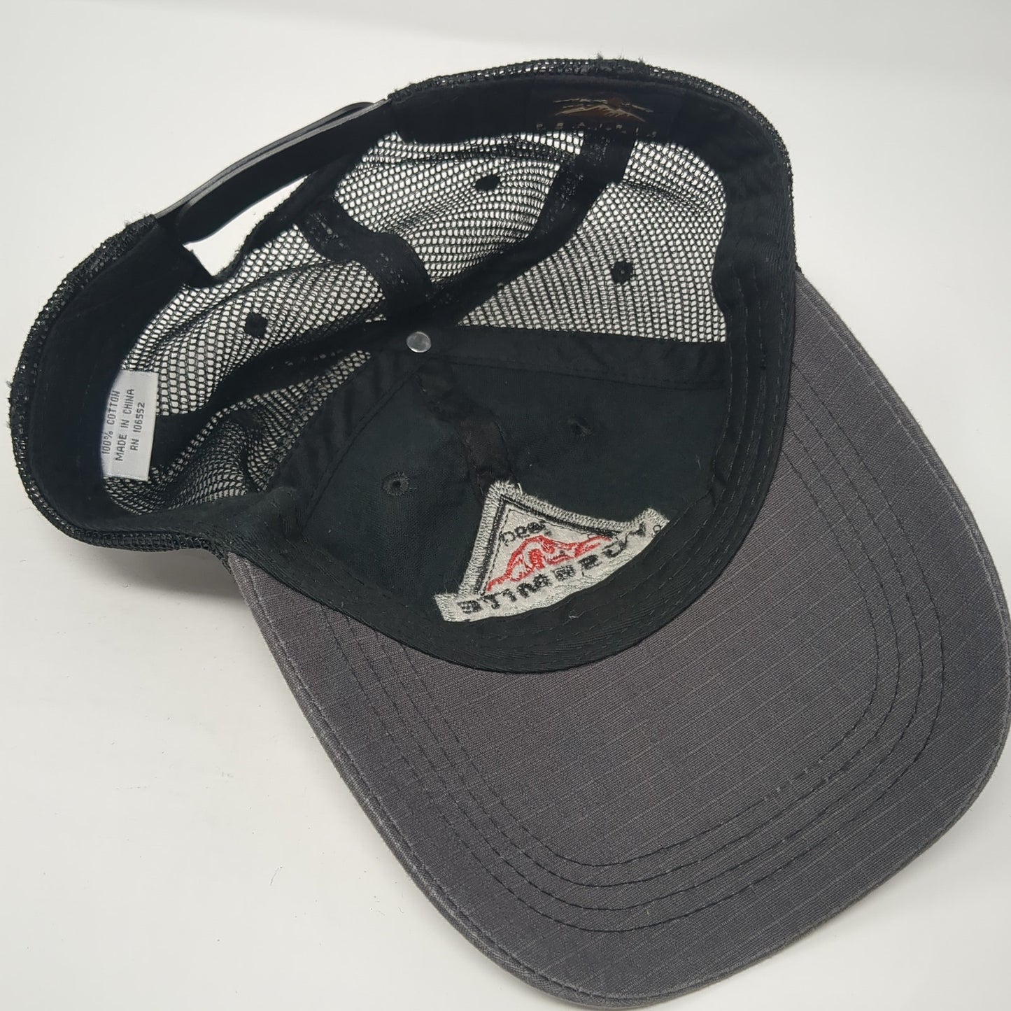 1890 Yosemite California Snapback Trucker Hat Gray One Size Adjustable Mesh Back