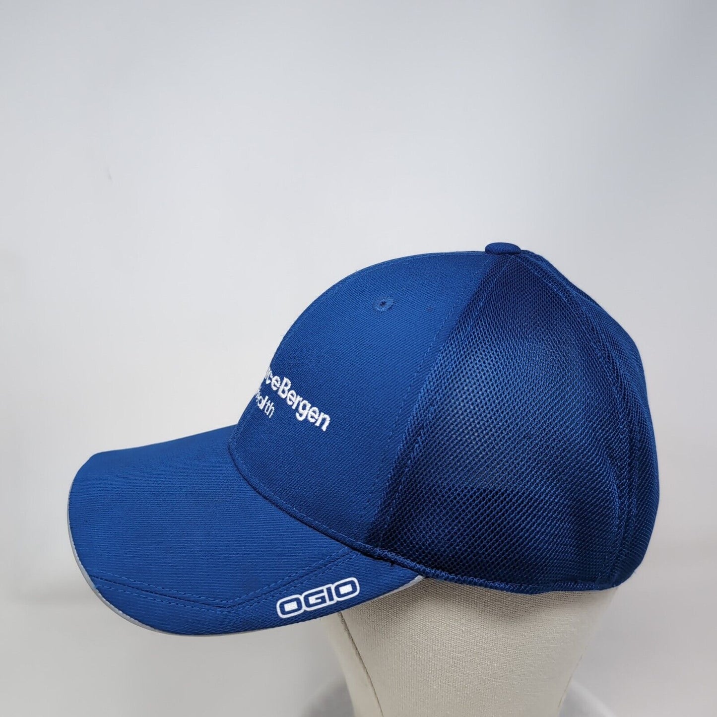 AmerisourceBergen MWI Animal Health Fitted Hat Blue L/XL 6 Panel Ogio Endurance