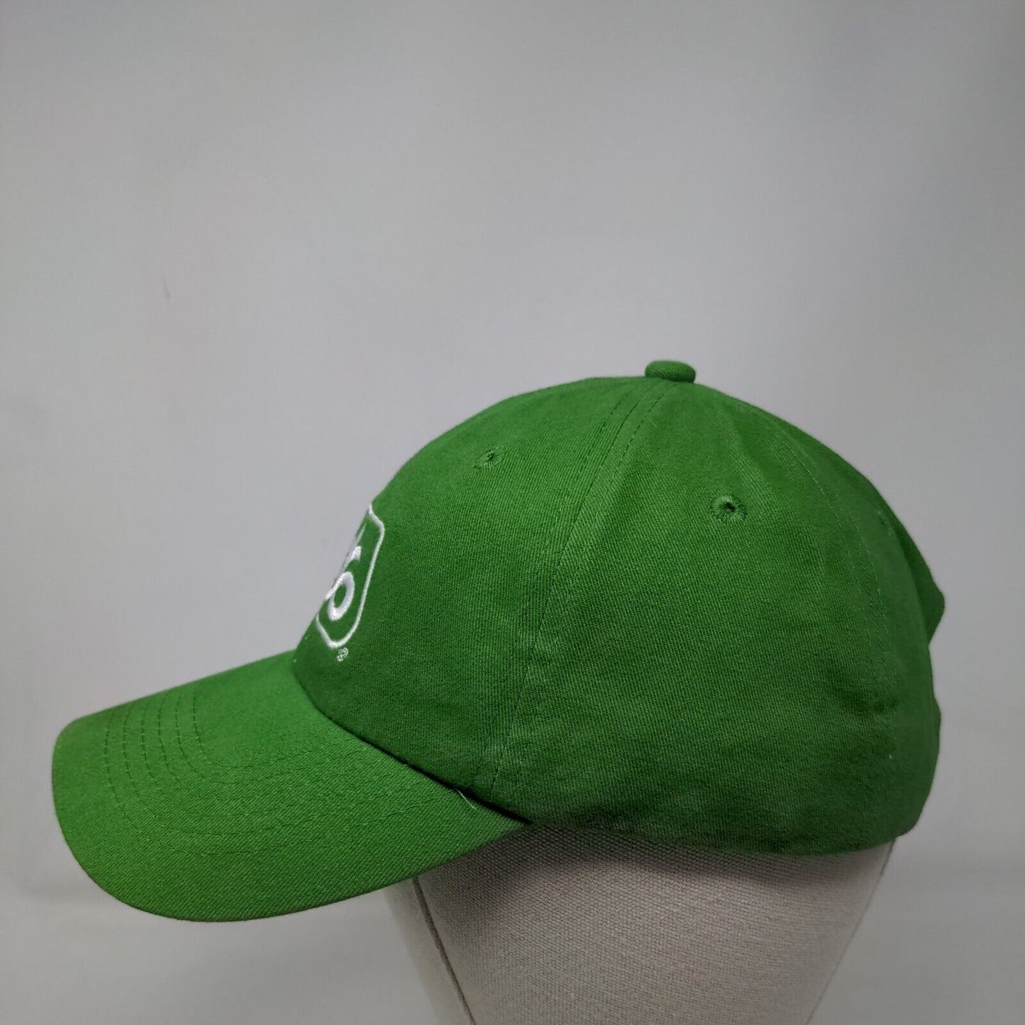 Pioneer Strapback Hat Green One Size Adjustable Embroidered 6 Panel