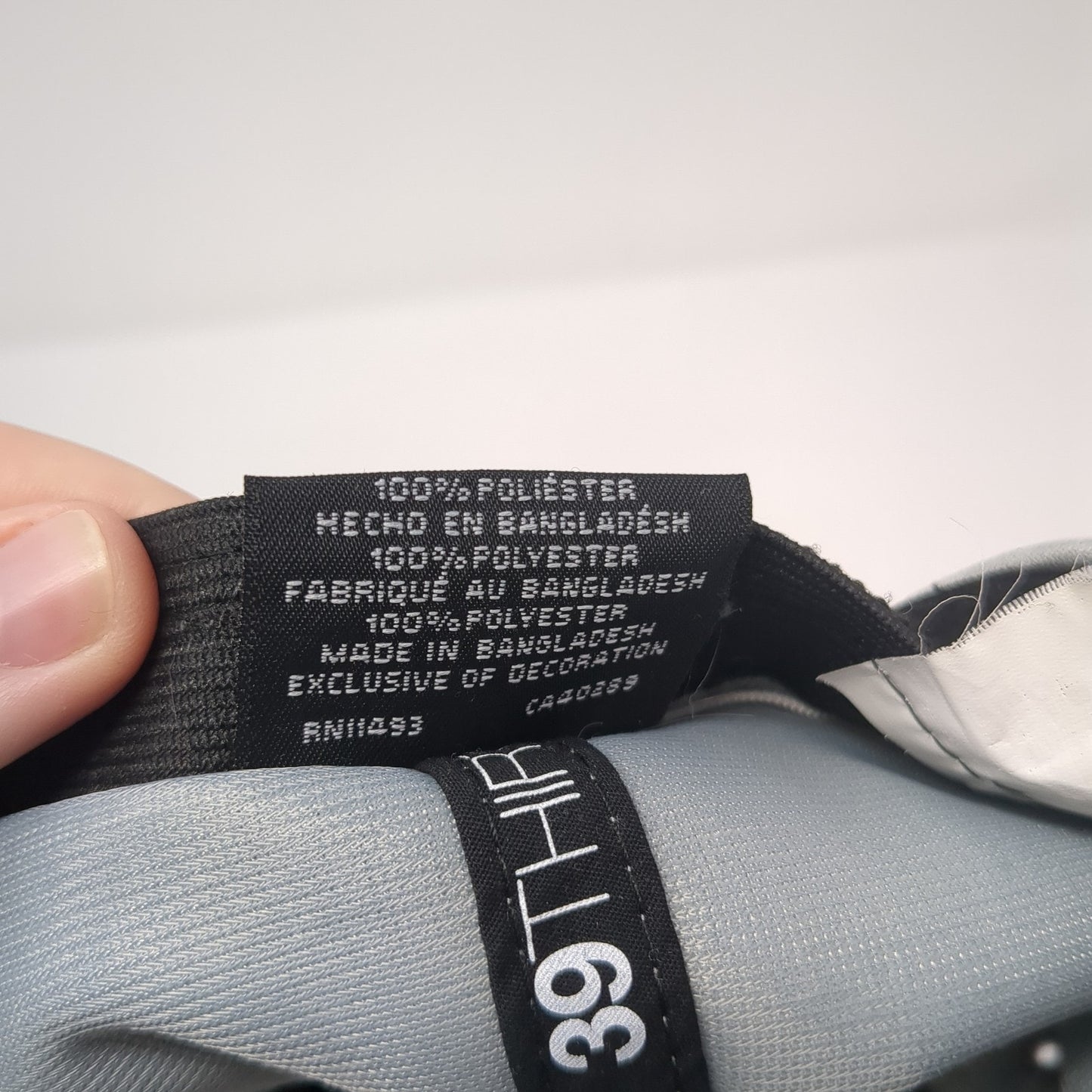 River Bend Golf Course Fitted Hat Gray Large Stretch New Era 39Thirty