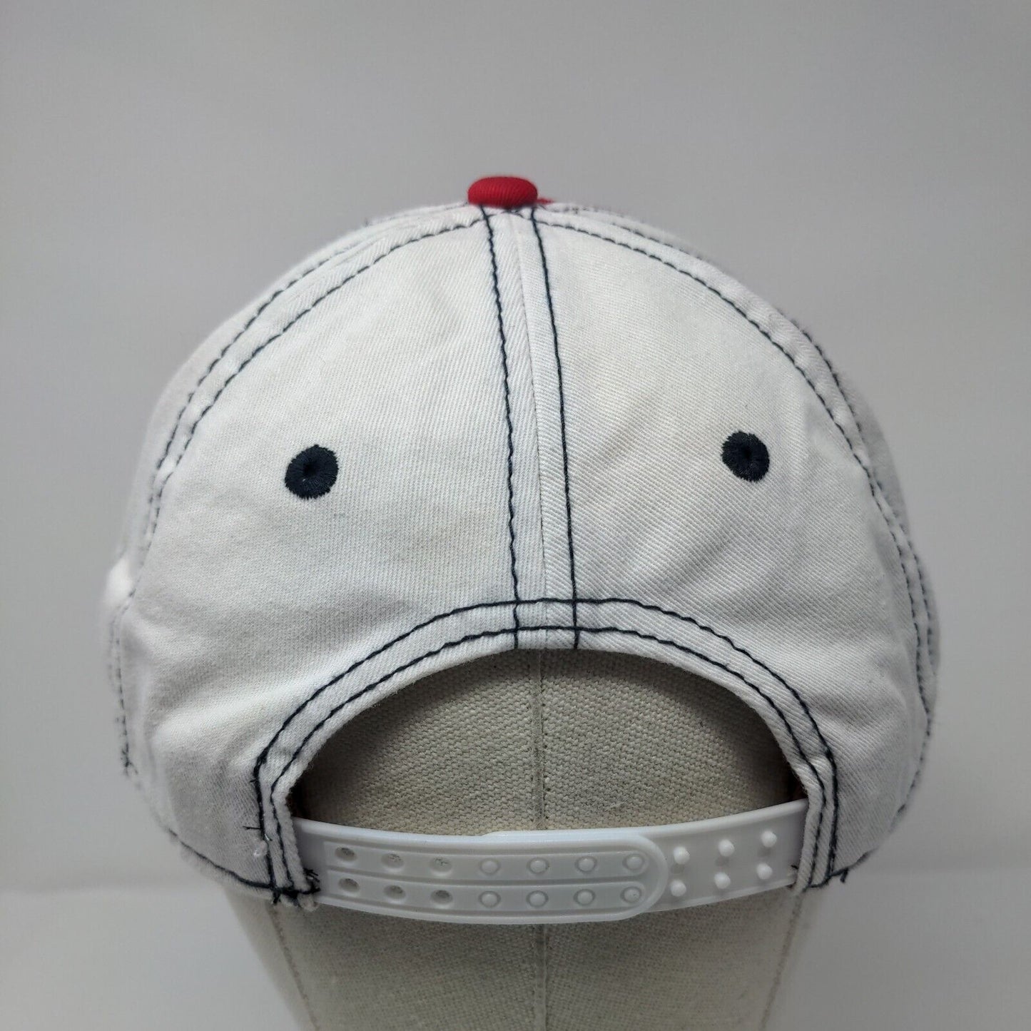 Bake Shelton Tour 2014 Snapback Hat Red OSFA Adjustable Distressed Cotton