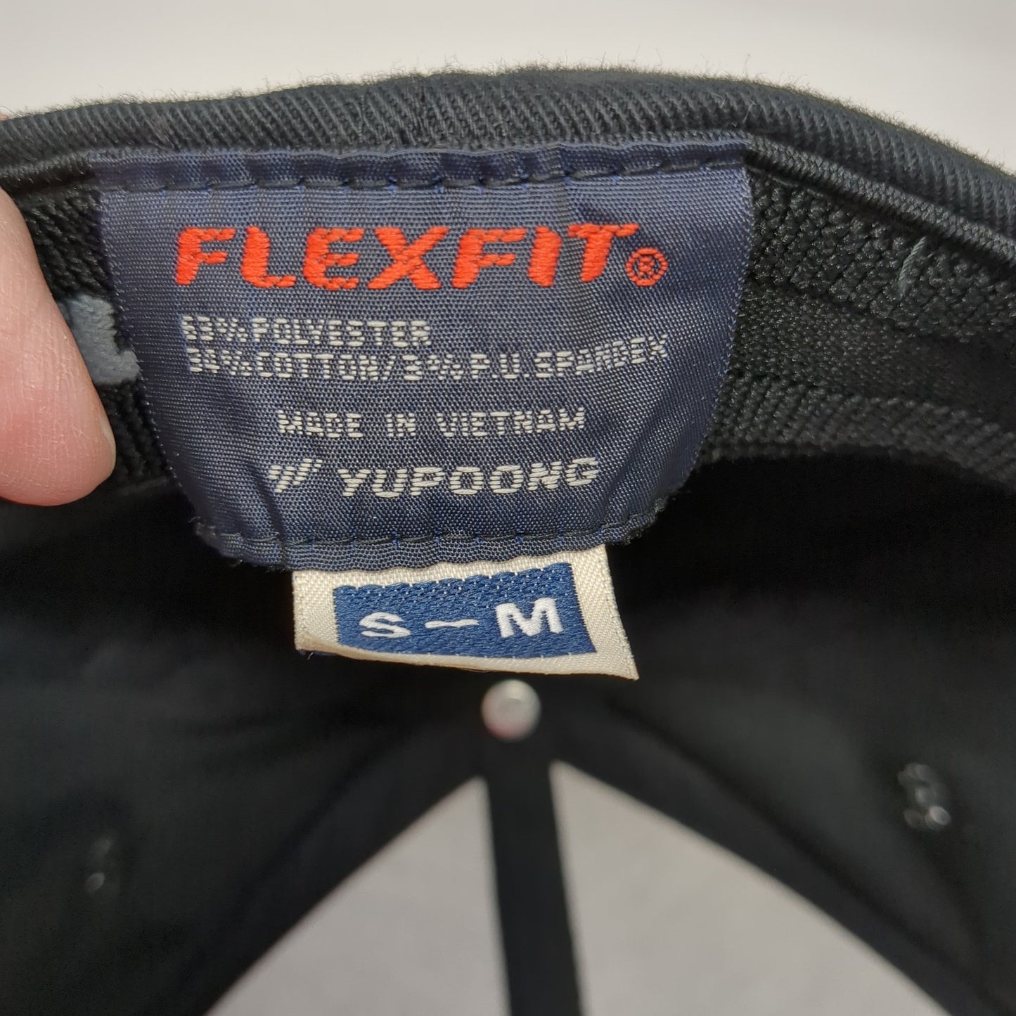 Nova Home Loans 16 Fitted Hat Black Medium Embroidered Flexfit Yupoong