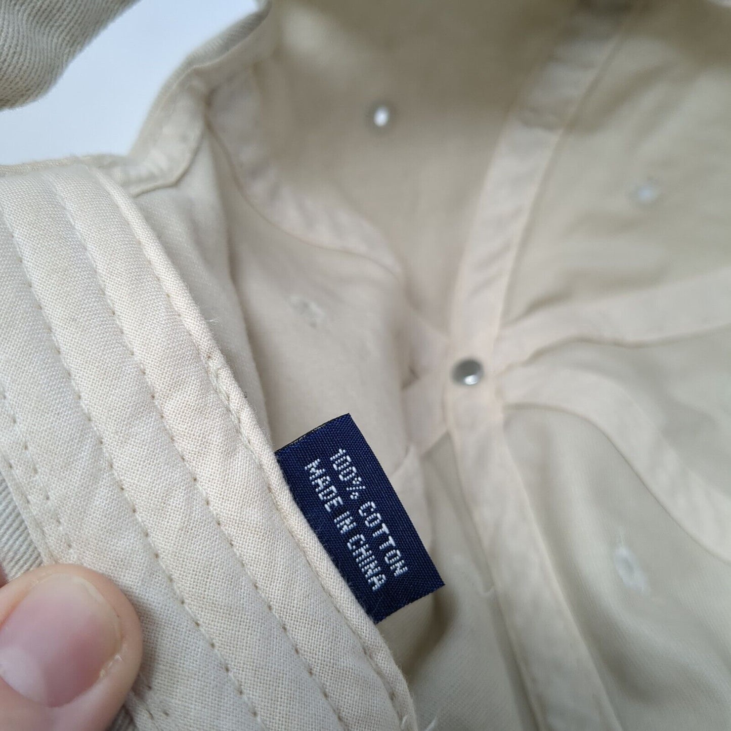 Fairbanks 175 1830-2005 Slideback Hat Tan One Size Adjustable Embroidered Cotton