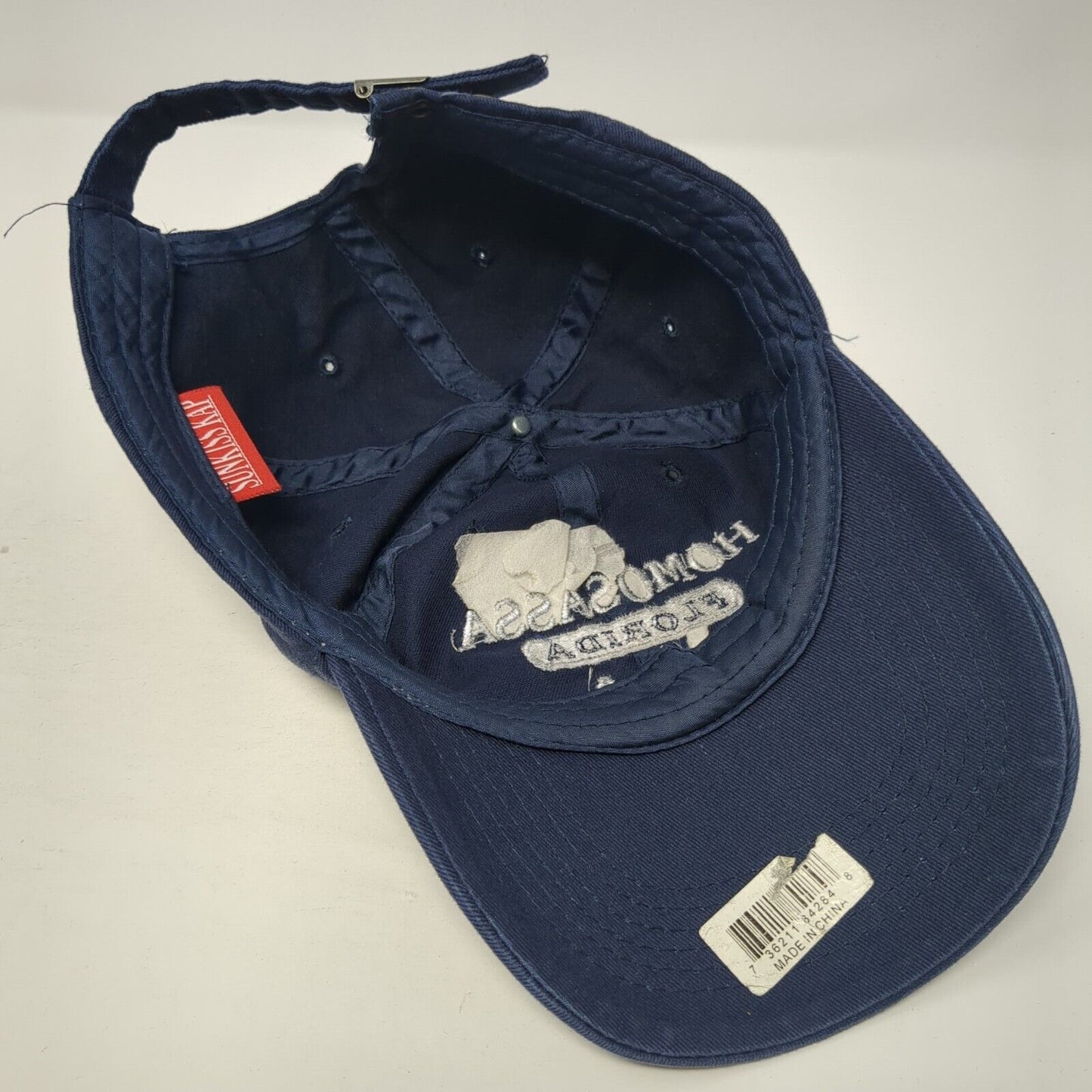 Homosassa Florida USA Slideback Hat Blue One Size Outdoor Sunkiss Kap