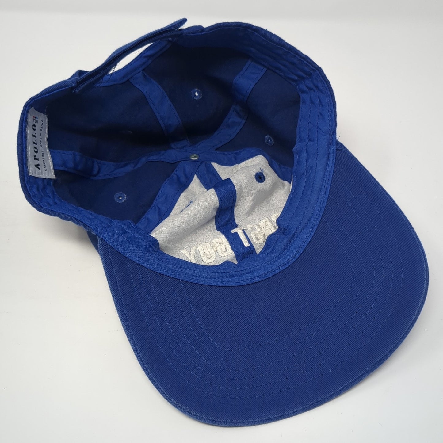 Best Boy Strapback Baseball Cap Blue One Size Adjustable Embroidered Apollo USA