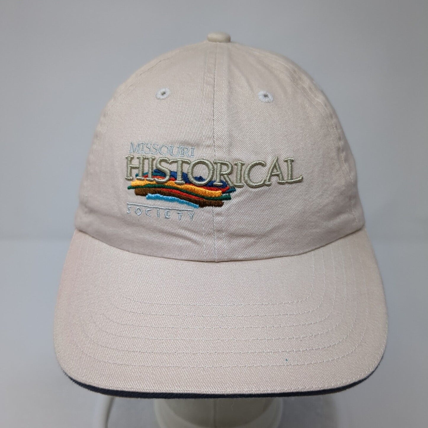 Missouri Historical Society Slideback Hat Tan One Size Adjustable Kati