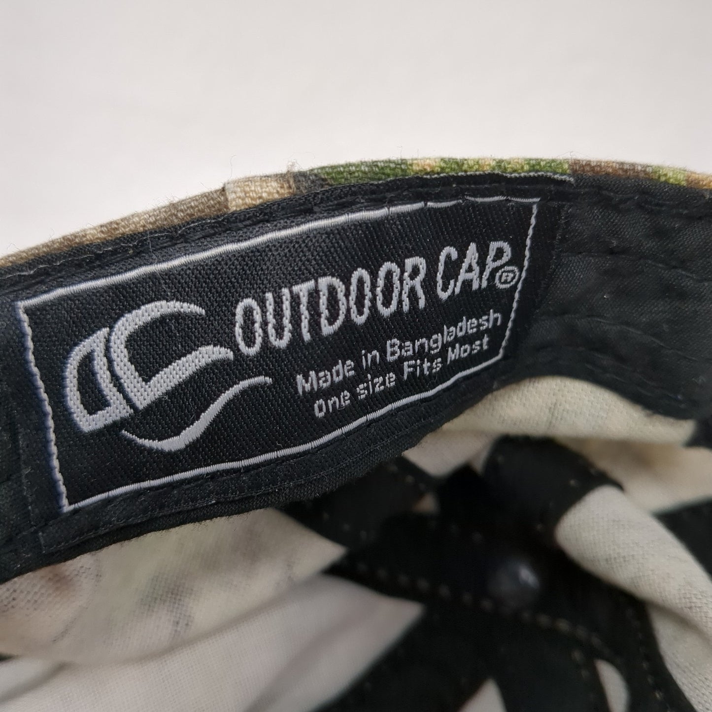 Outdoor Cap Slideback Hat Multicolor One Size Camo Embroidered Hunting