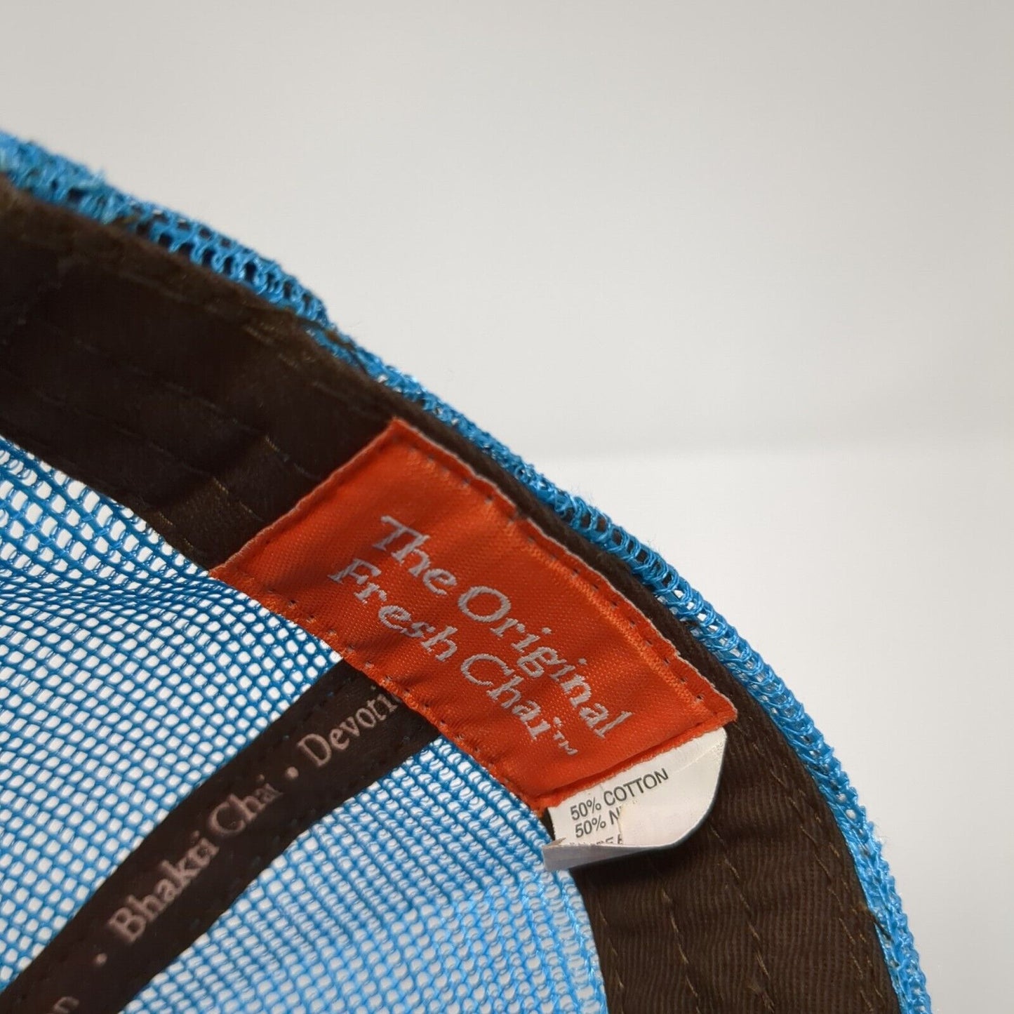 Bhakti Chai Snapback Trucker Hat Multicolor OS Adjustable Mesh Back 6 Panel