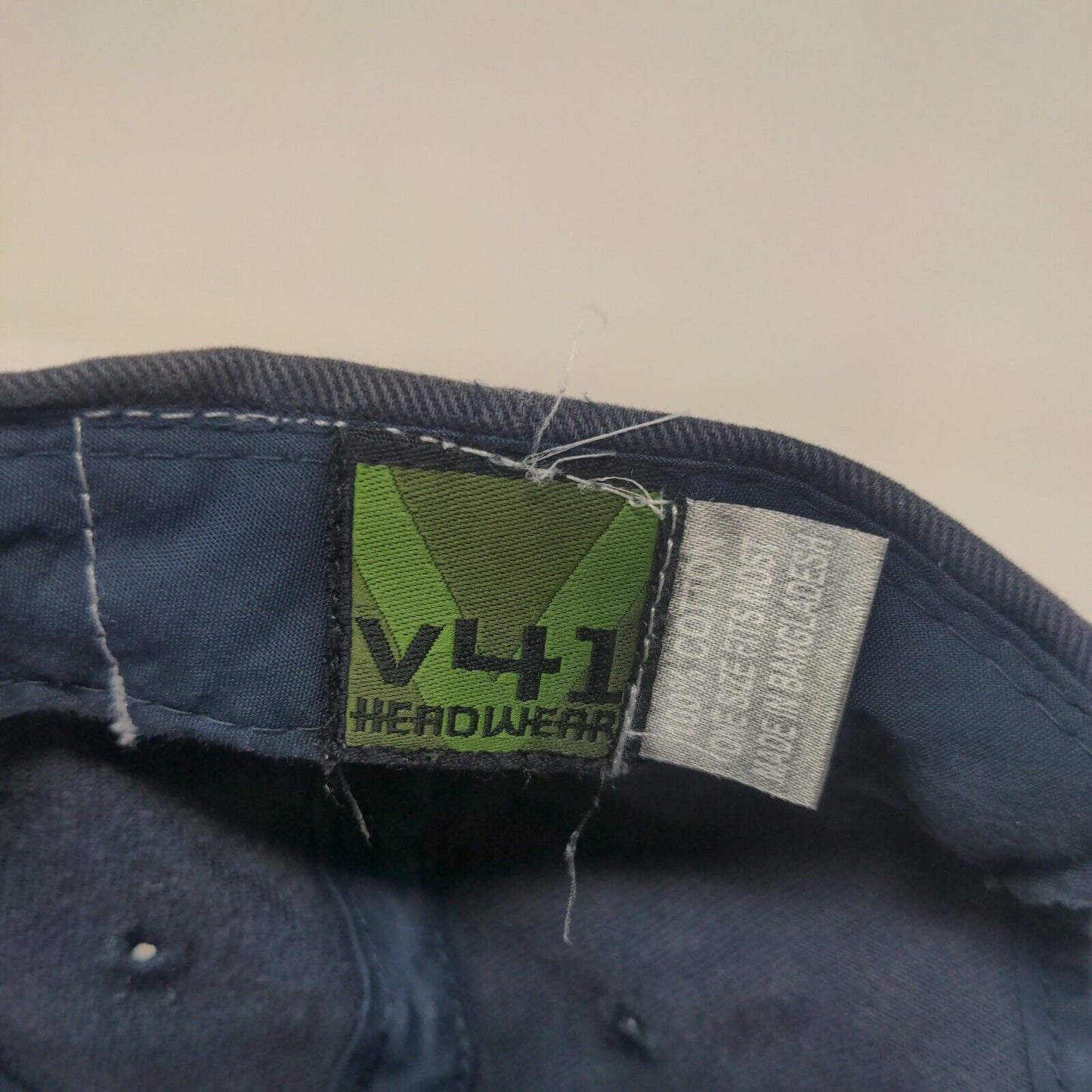 V41 Headwear Men's Strapback Hat Blue OSFM Tampa Bay Rays 2008 Division Champs