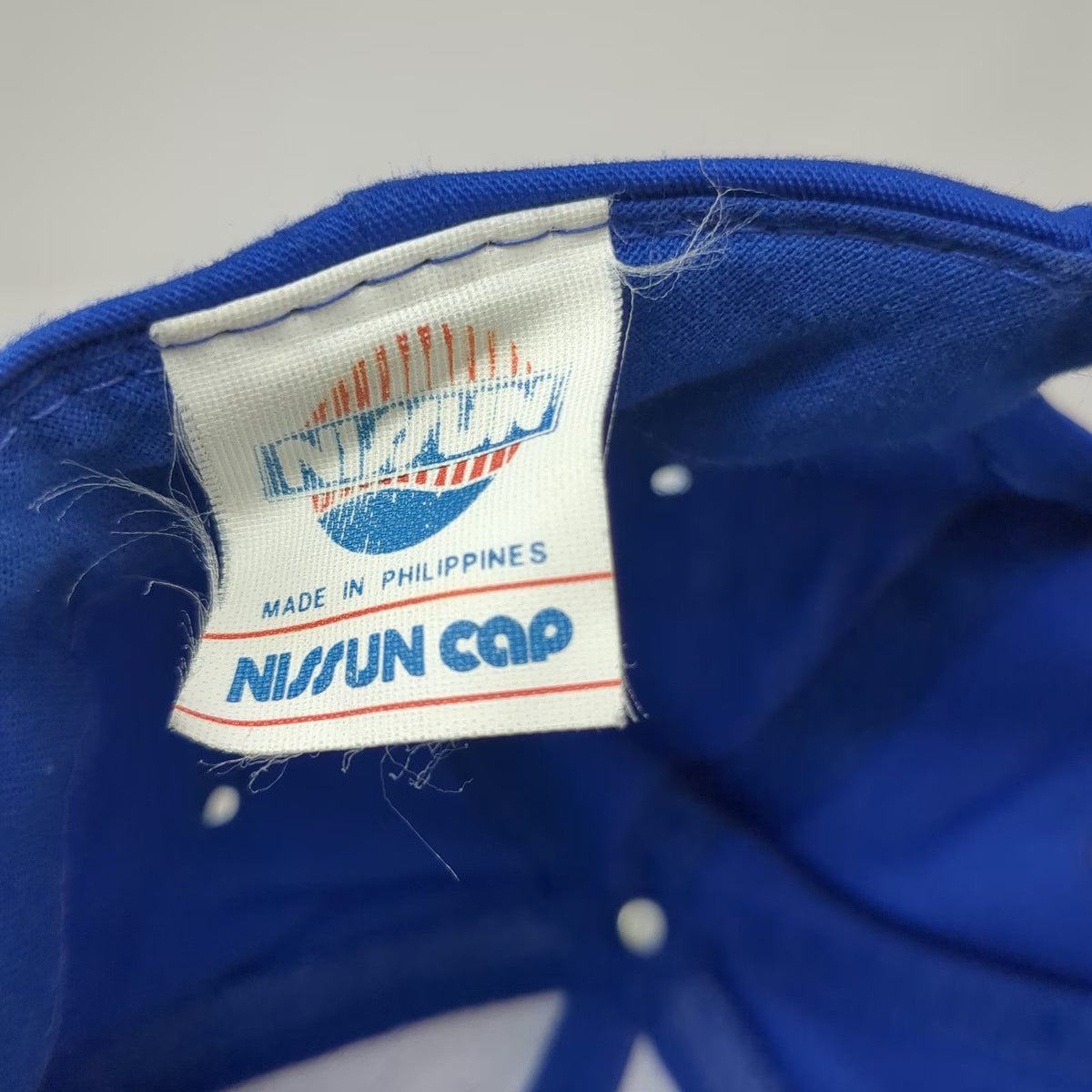 Nissun Cap Snapback Hat Blue One Size U.S. Air Force Retired Patch Military Logo