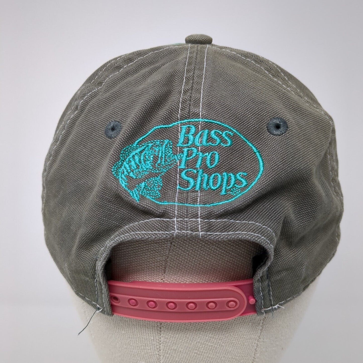 Bass Pro Shops Snapback Hat Multi One Size Gone Fishing Embroidered