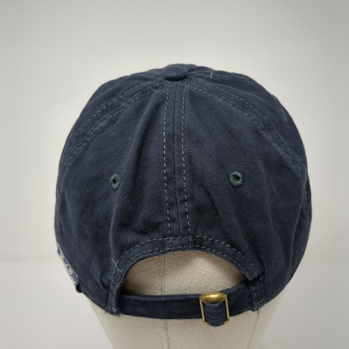 Sportsman Slideback Hat Blue One Size Adjustable Embroidered 6 Panel