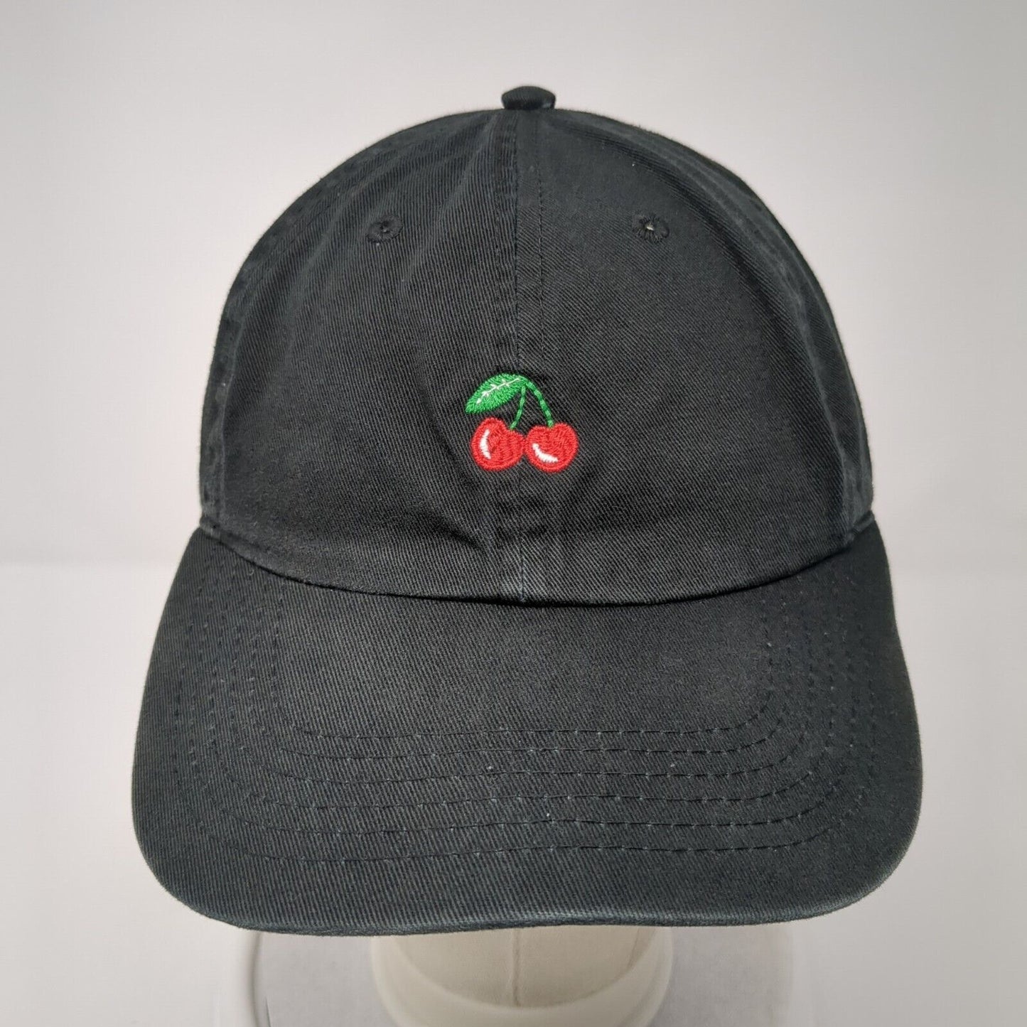 Cherry Slideback Hat Black One Size J. Galt 44 Prince St. NY Newhattan