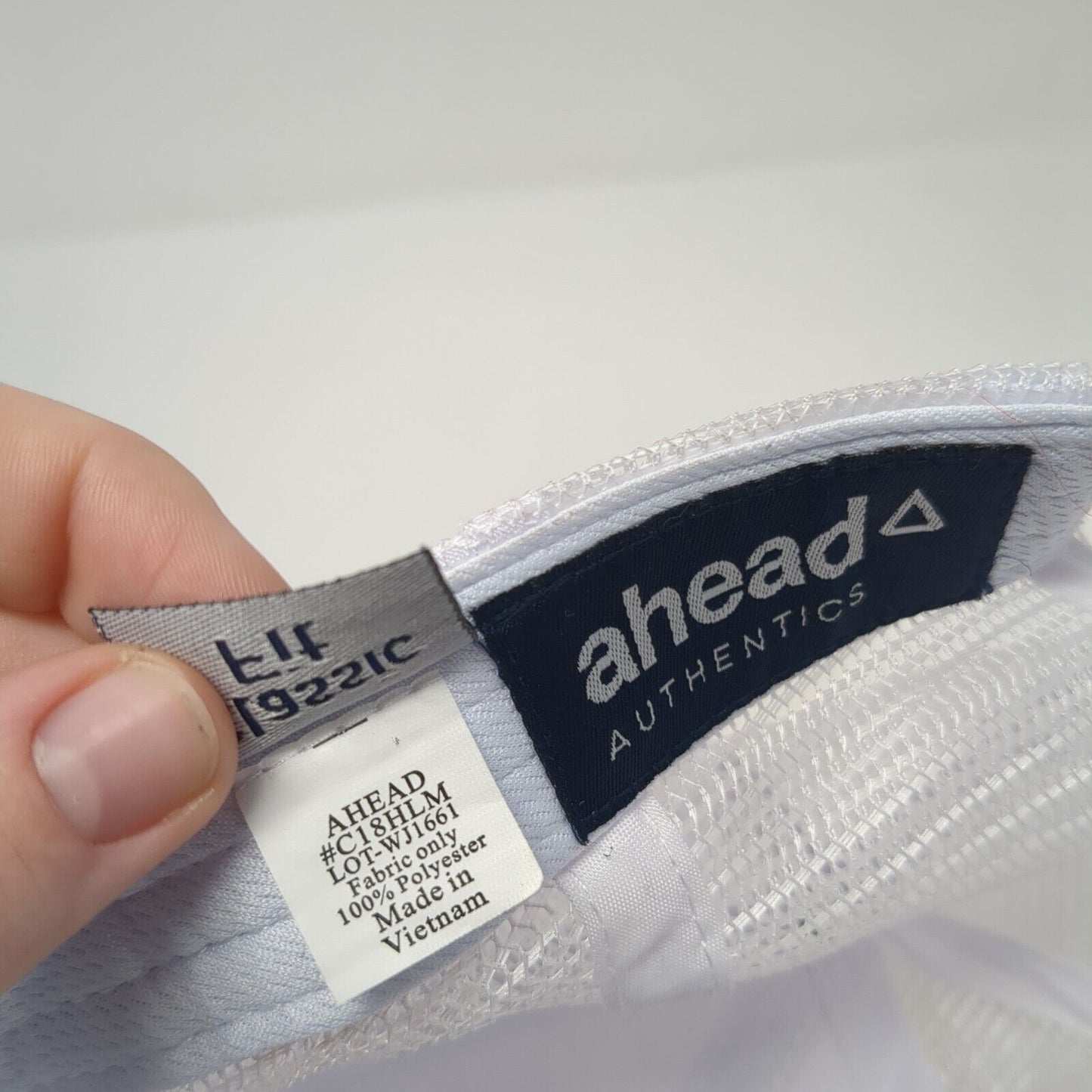 Ardea Country Club Snapback Trucker Hat White OS Classic Fit Mesh Back Ahead