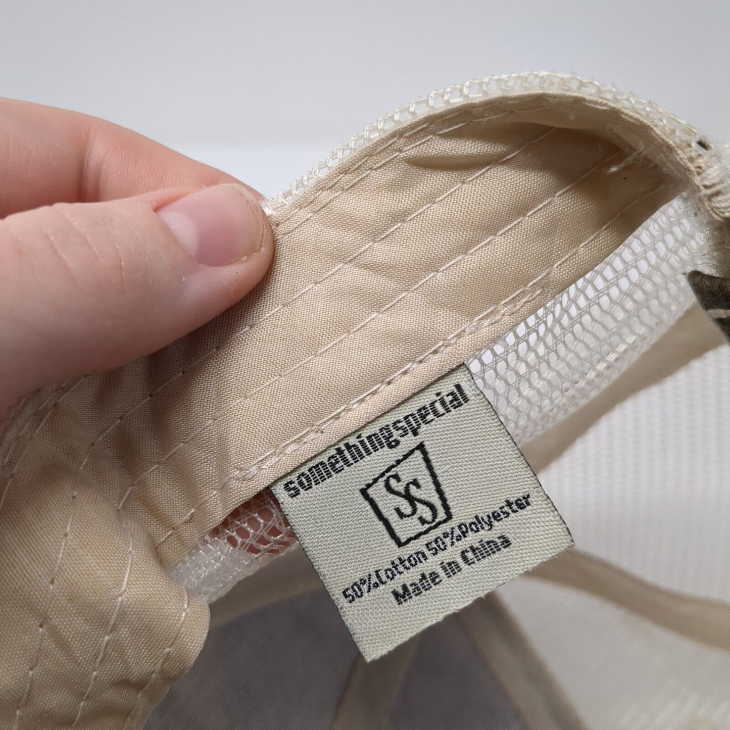 Love My Tribe Patch Strapback Trucker Hat Camo One Size Mesh Back