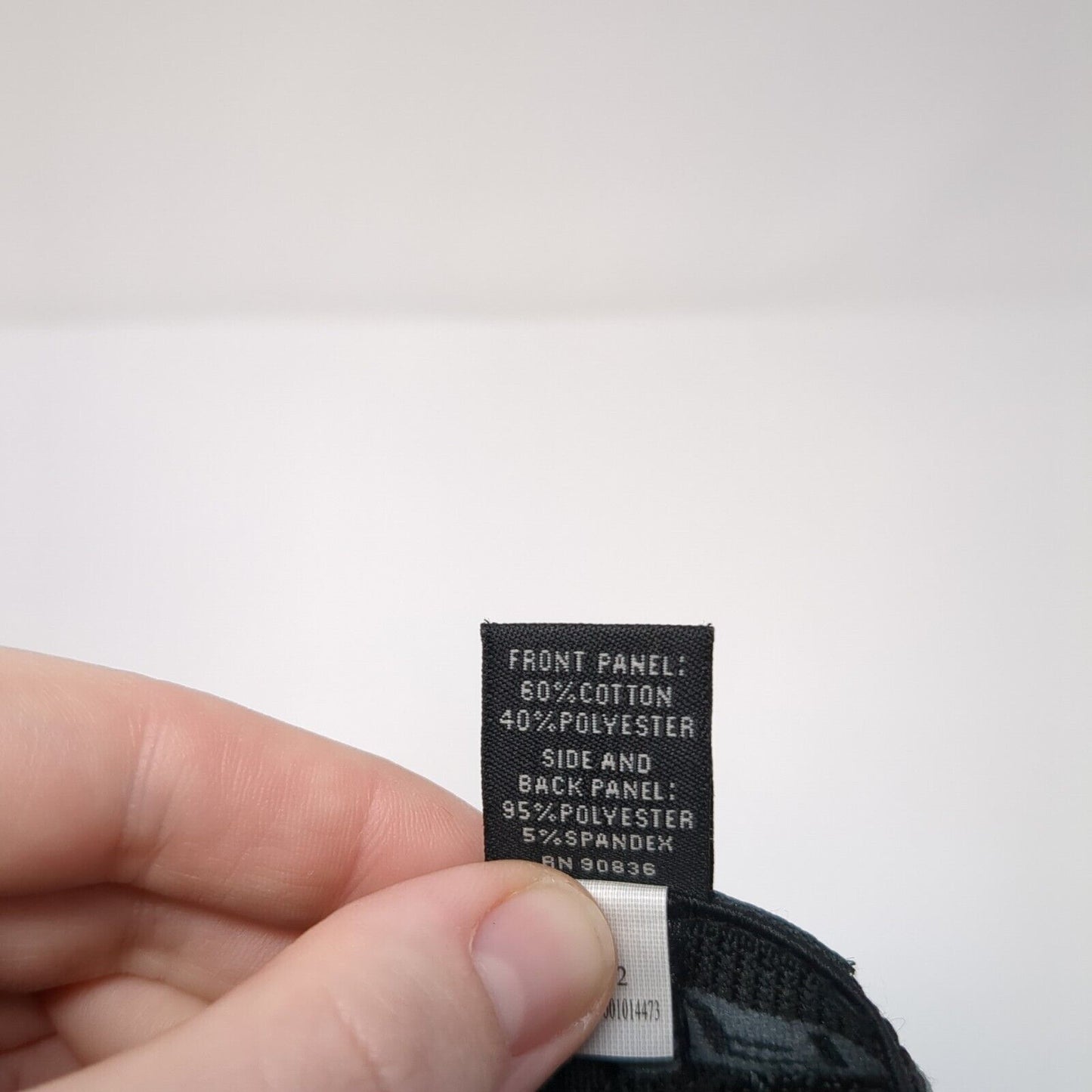 PPS Fitted Mesh Back Trucker Hat Black L/XL Embroidered Port Authority