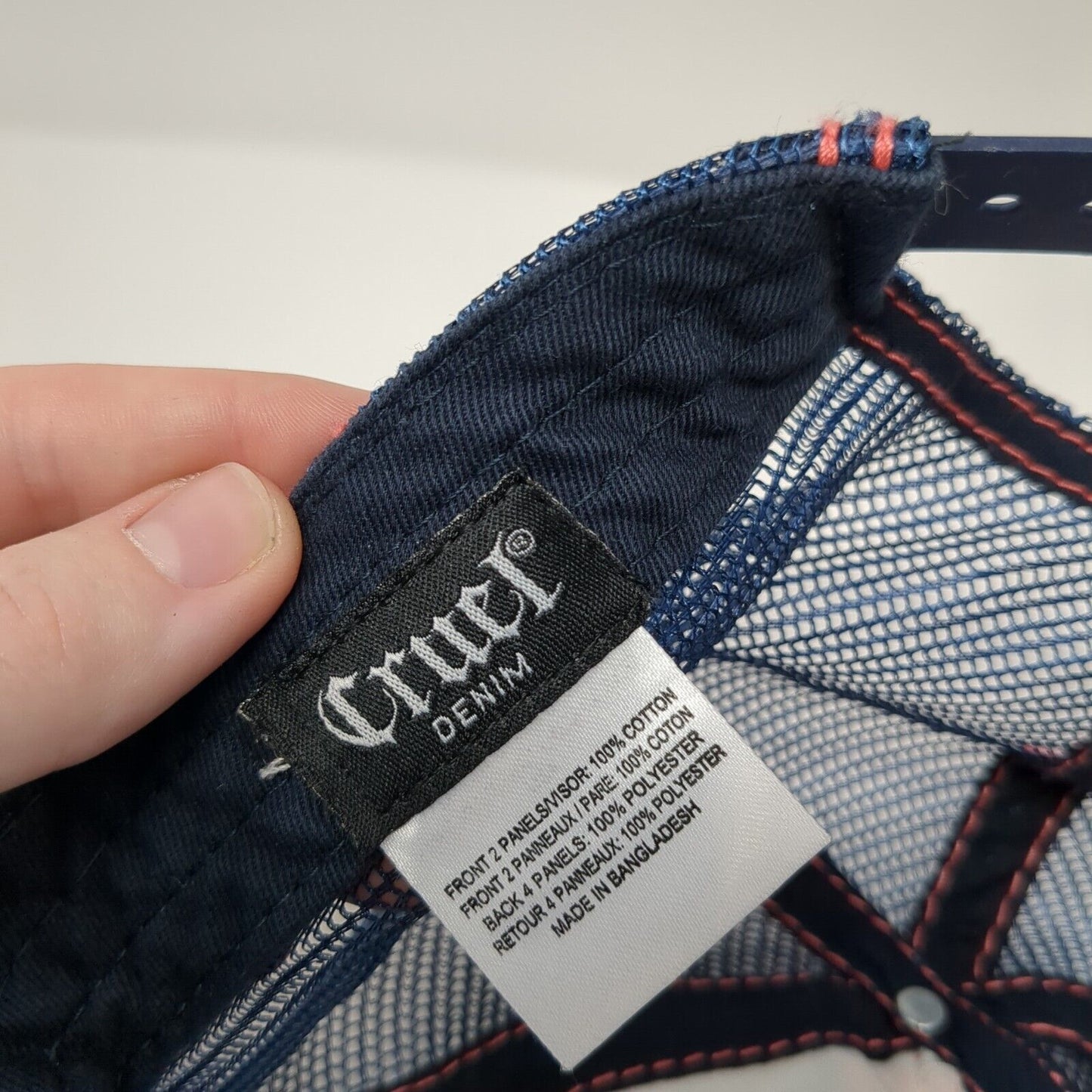 Cruel Denim Snapback Mesh Back Trucker Hat Multi One Size Floral Print