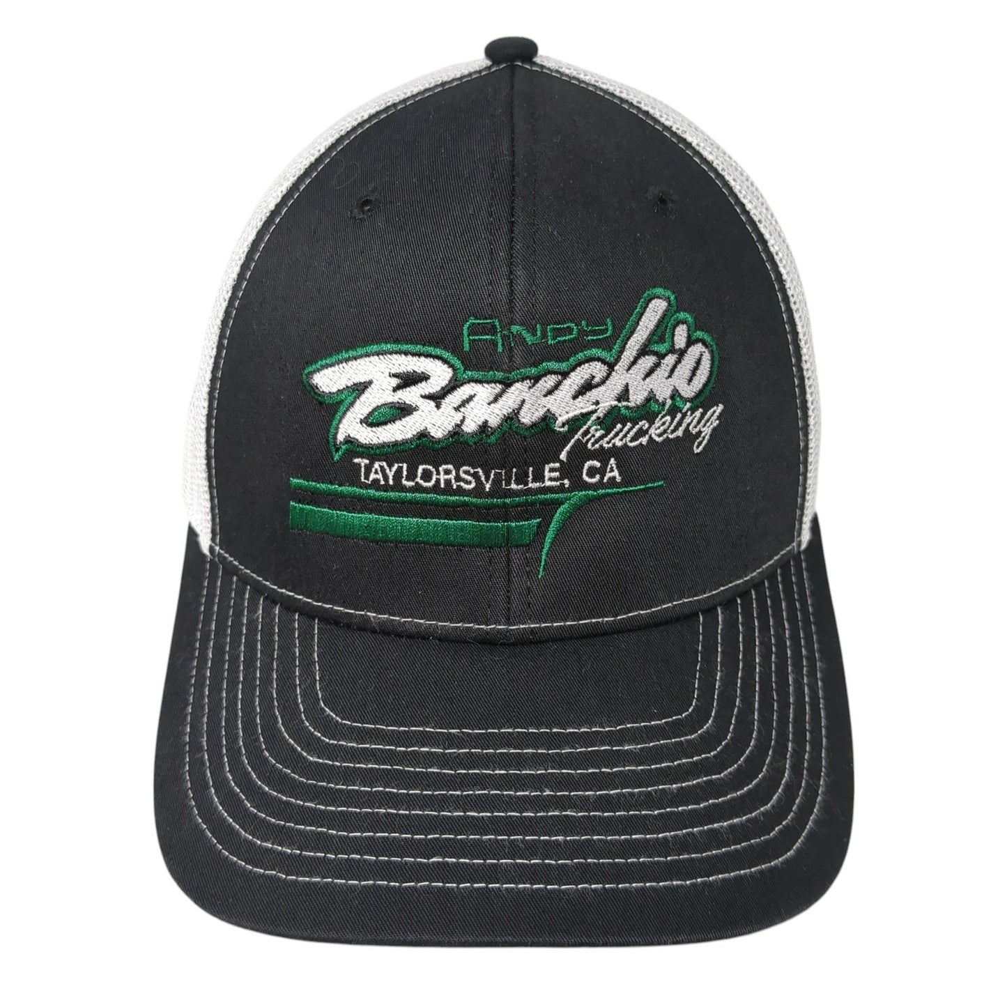 Andy Banchio Trucking Taylorsville CA Snapback Trucker Hat Black OS Richardson