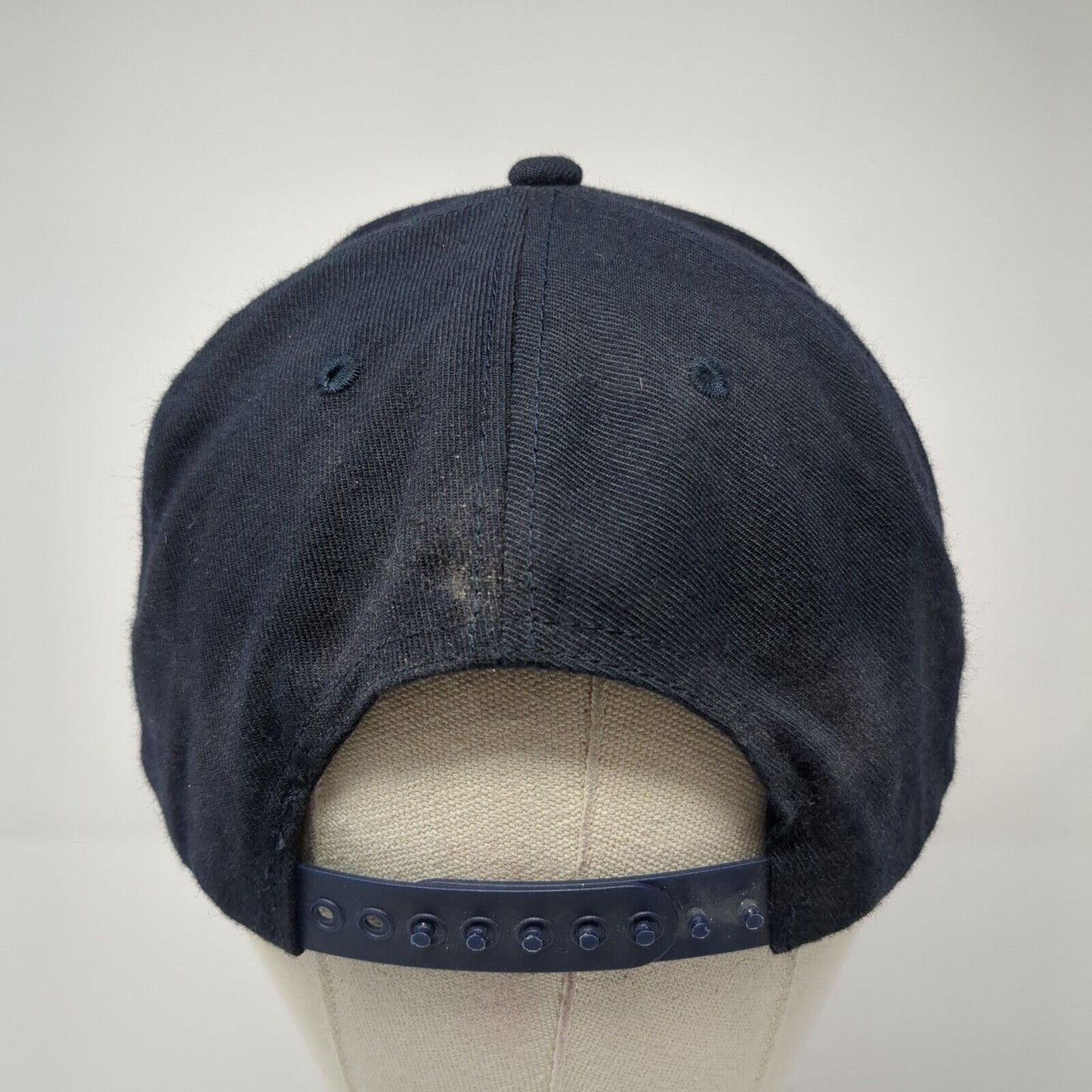 Battleship Missouri Memorial Snapback Hat Blue One Size Adjustable