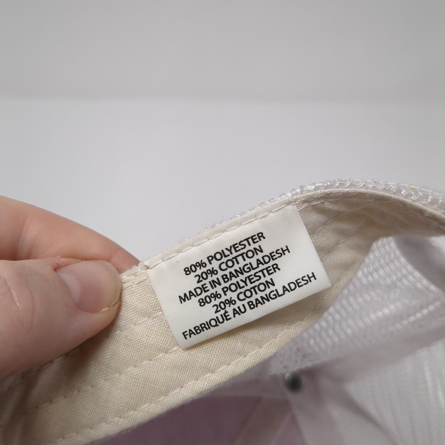 Unbranded Snapback Trucker Hat Red One Size Adjustable 6 Panel Mesh Back