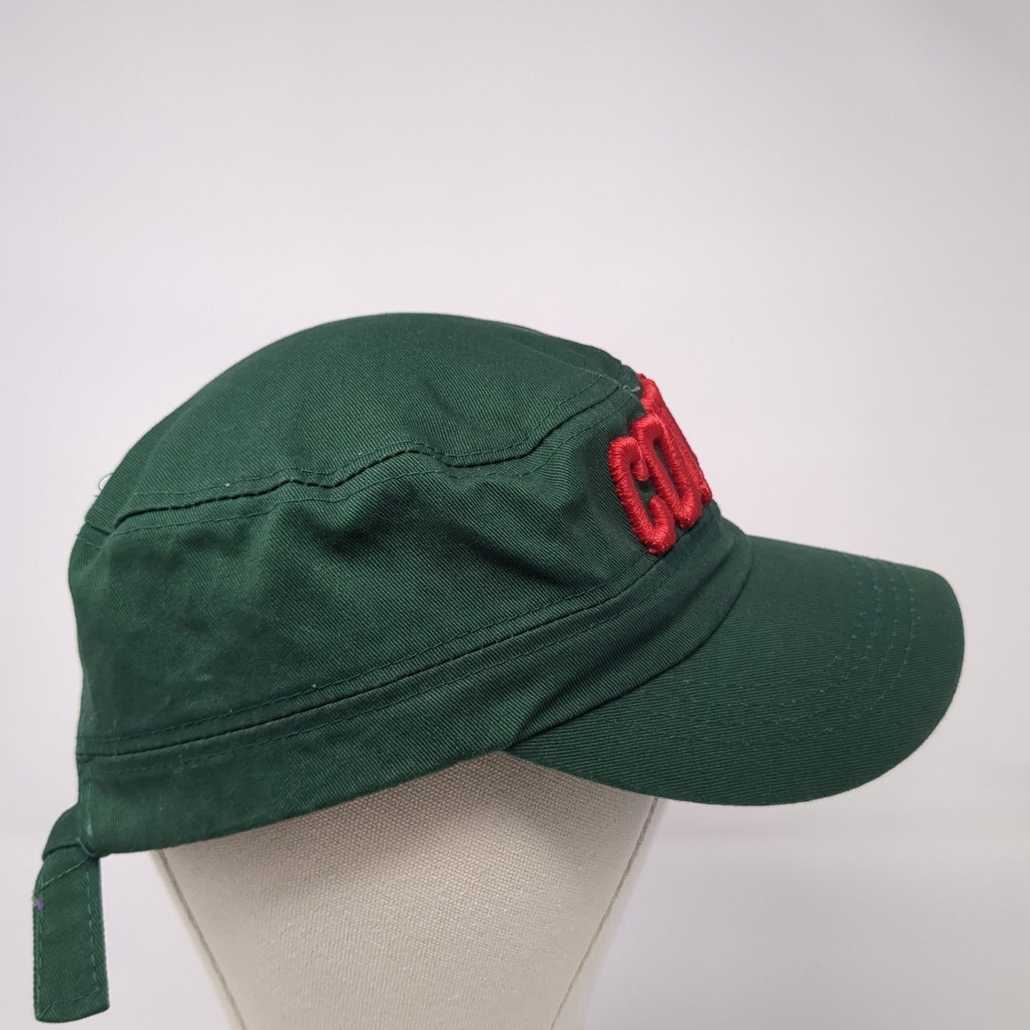 Cozumel Mexico Strapback Army Hat Green One Size Embroidered Adjustable