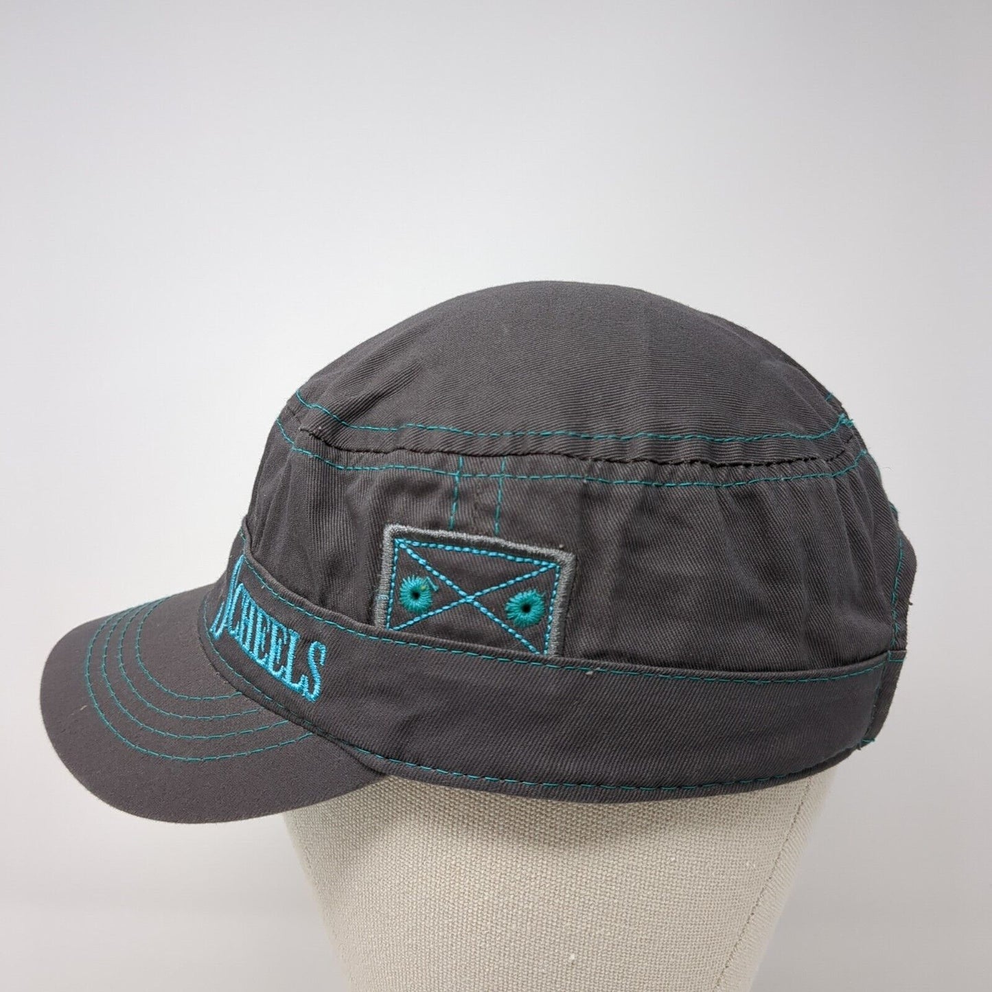 Scheels Slideback Cadet Army Hat Gray One Size Embroidered Outdoor Cap